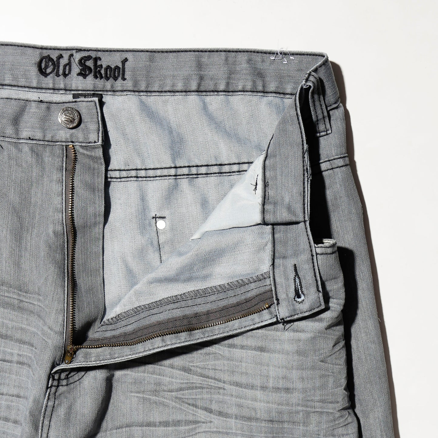 vintage whiskered denim shorts *resized