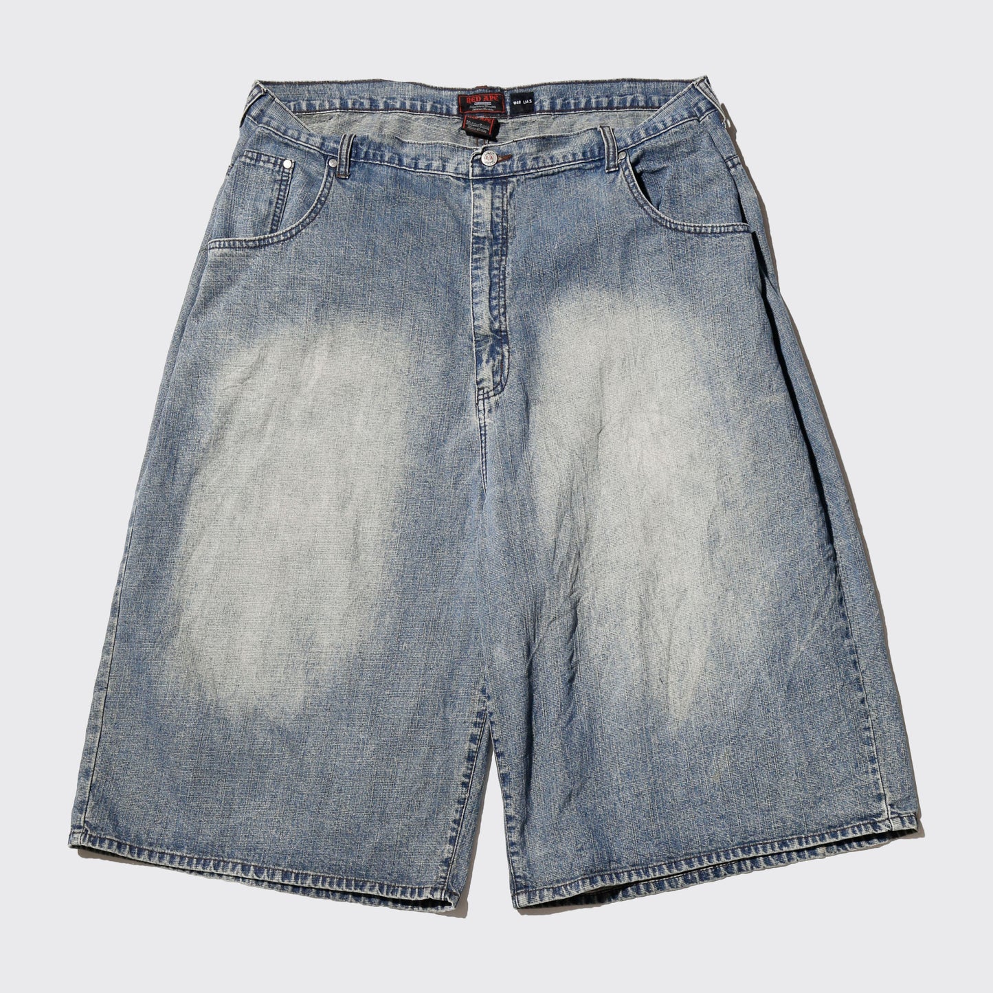 vintage  faded denim bermuda shorts *resized