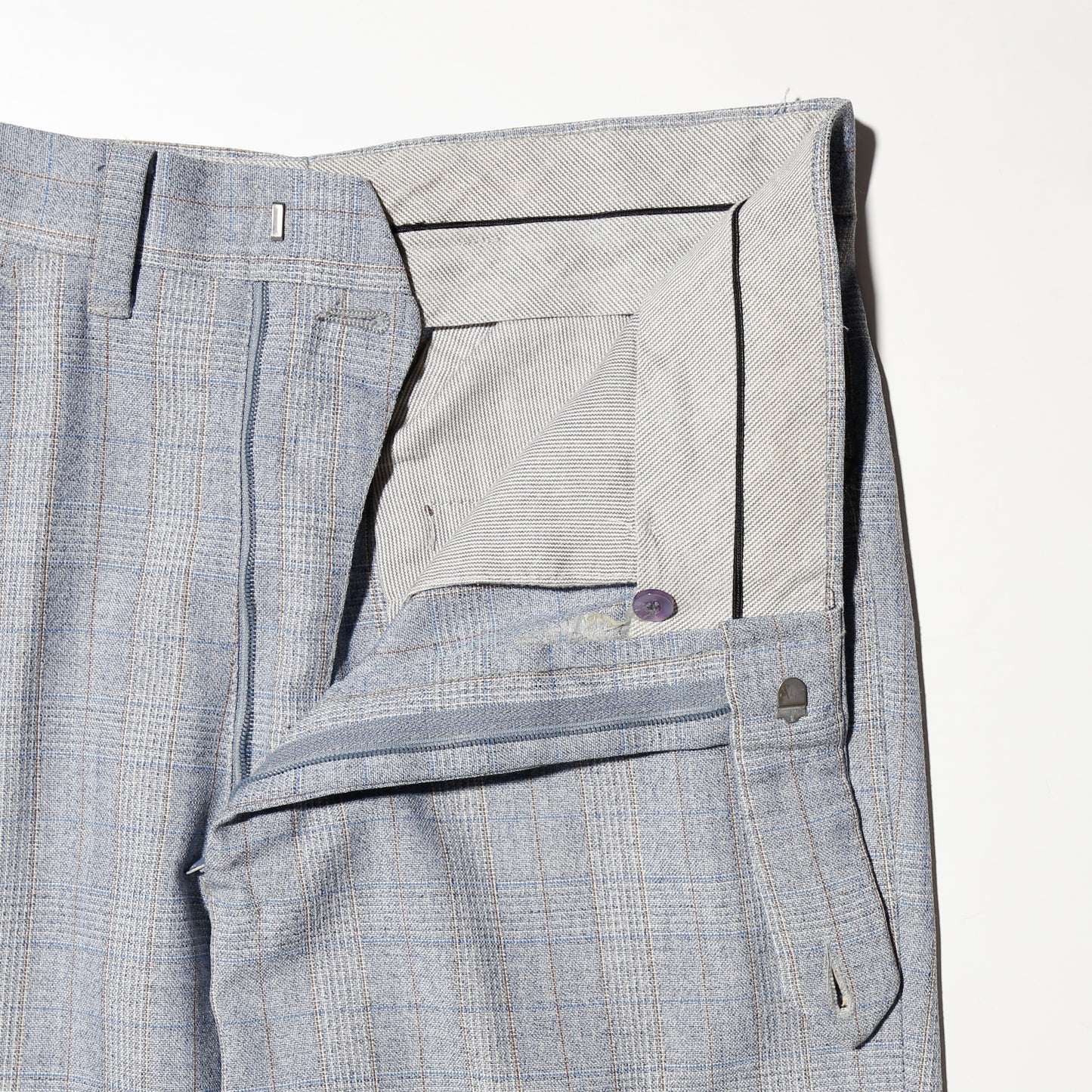 vintage 70's 3piece check flare set up