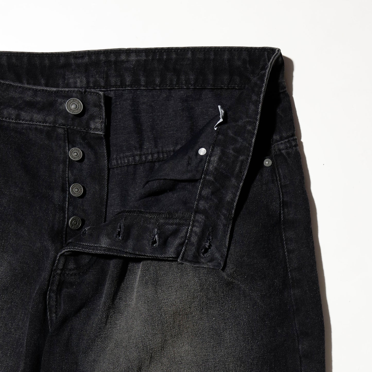 vintage faded gusset denim bermuda  jeans