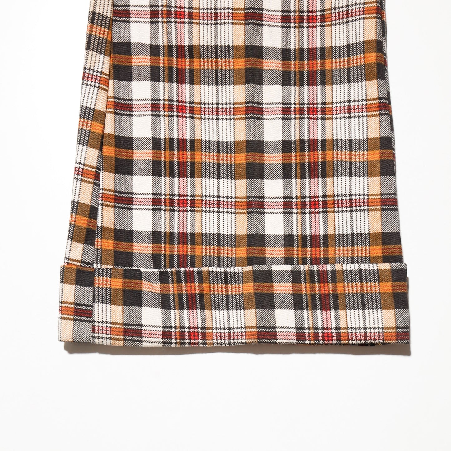 vintage 70's check flare trousers