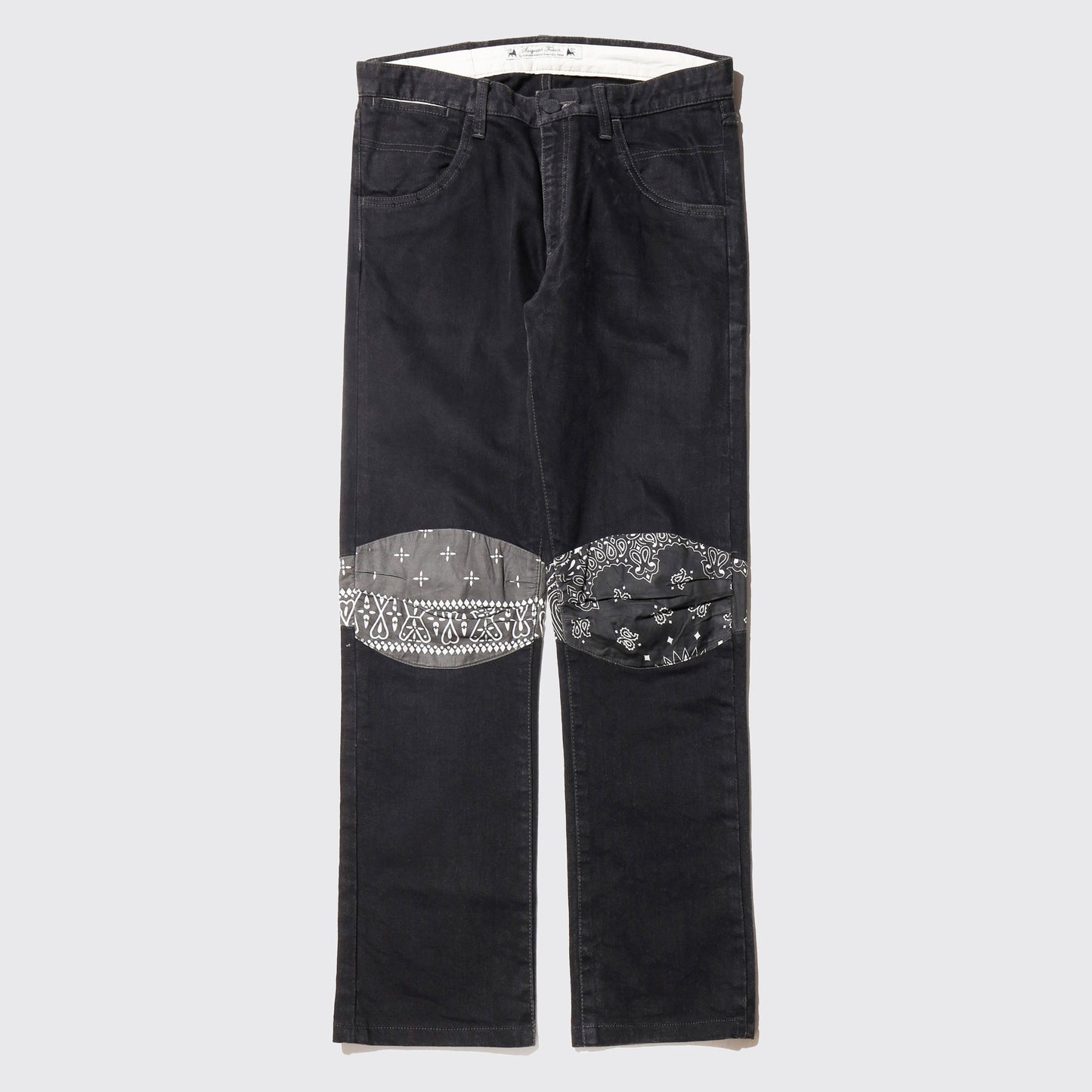 vintage 11ss sasquatch fabrix bandanna knee jeans