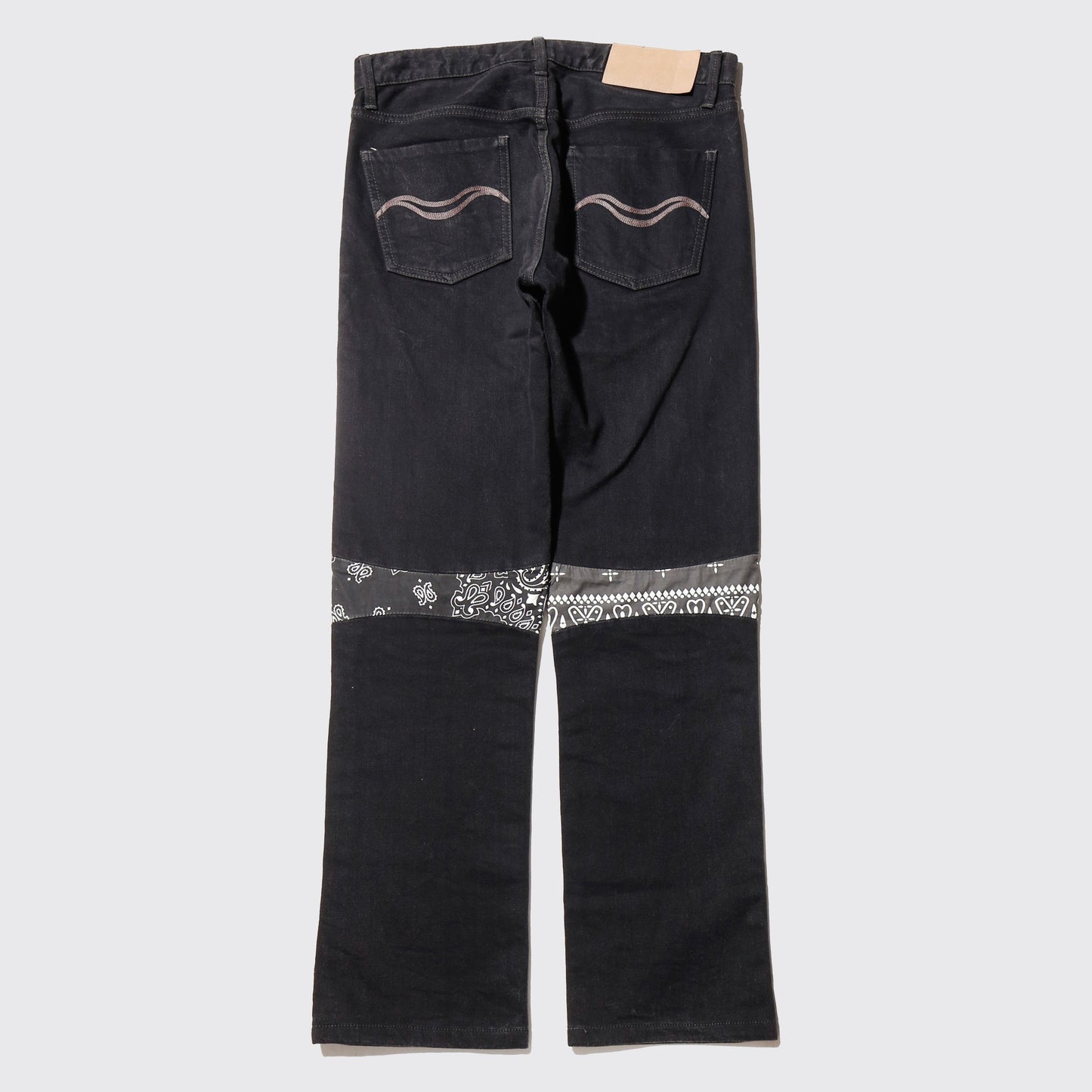 vintage 11ss sasquatch fabrix bandanna knee jeans