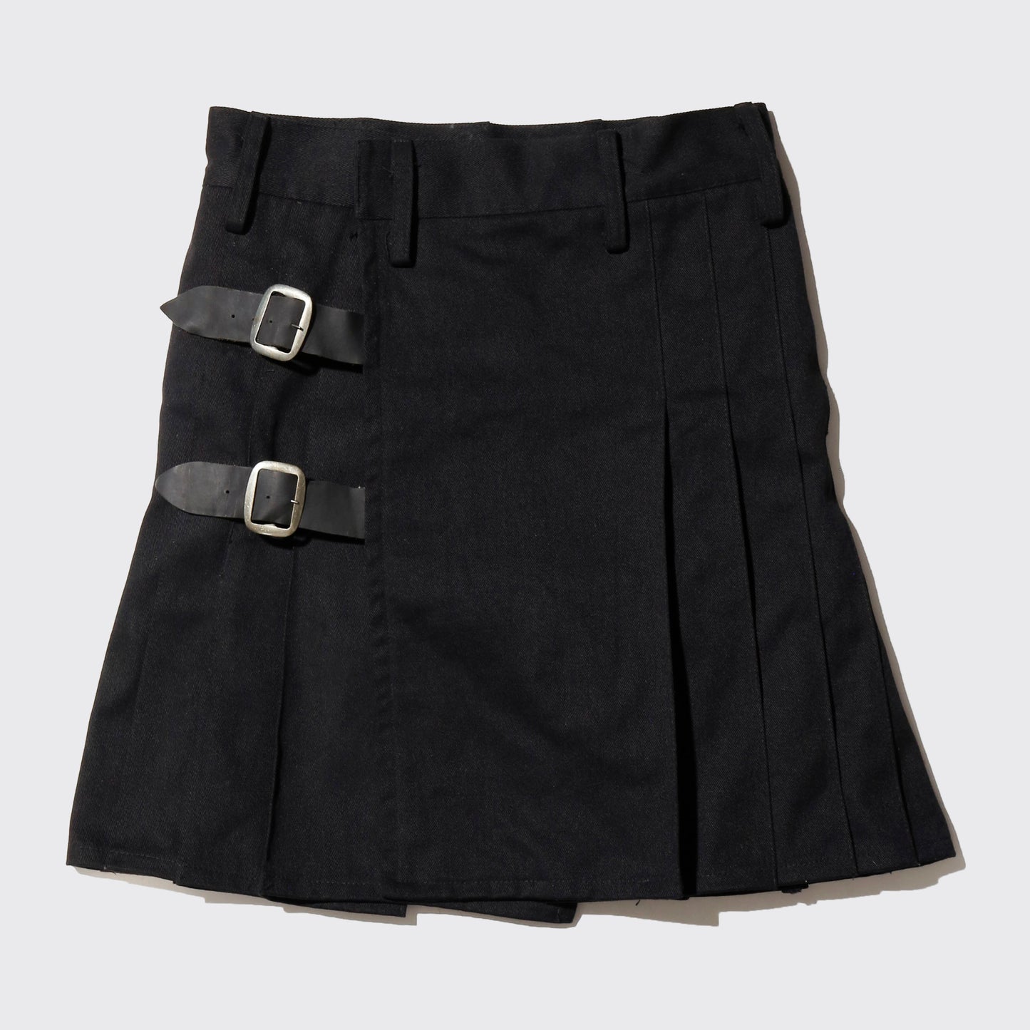 vintage belted gabardine wrap skirt