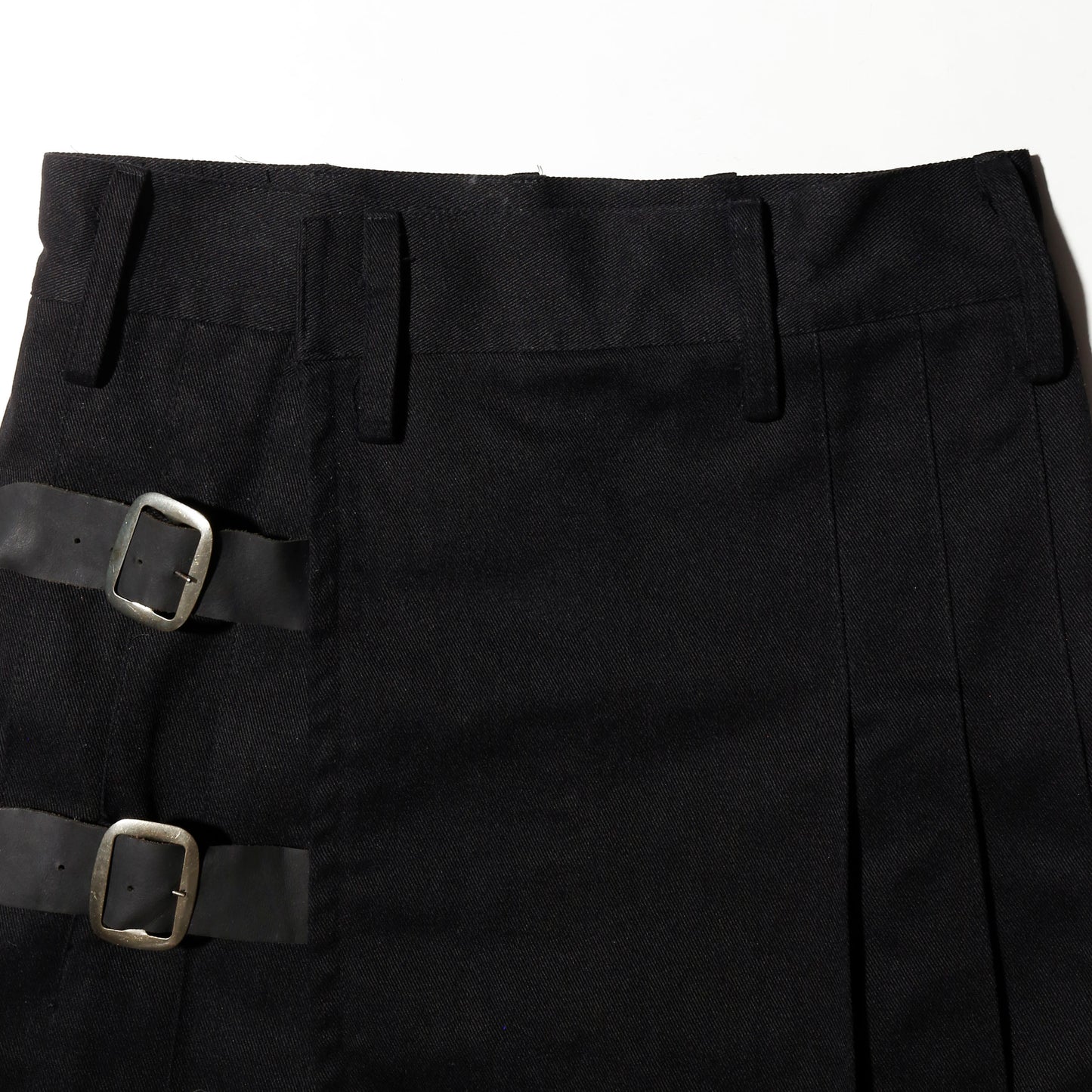 vintage belted gabardine wrap skirt
