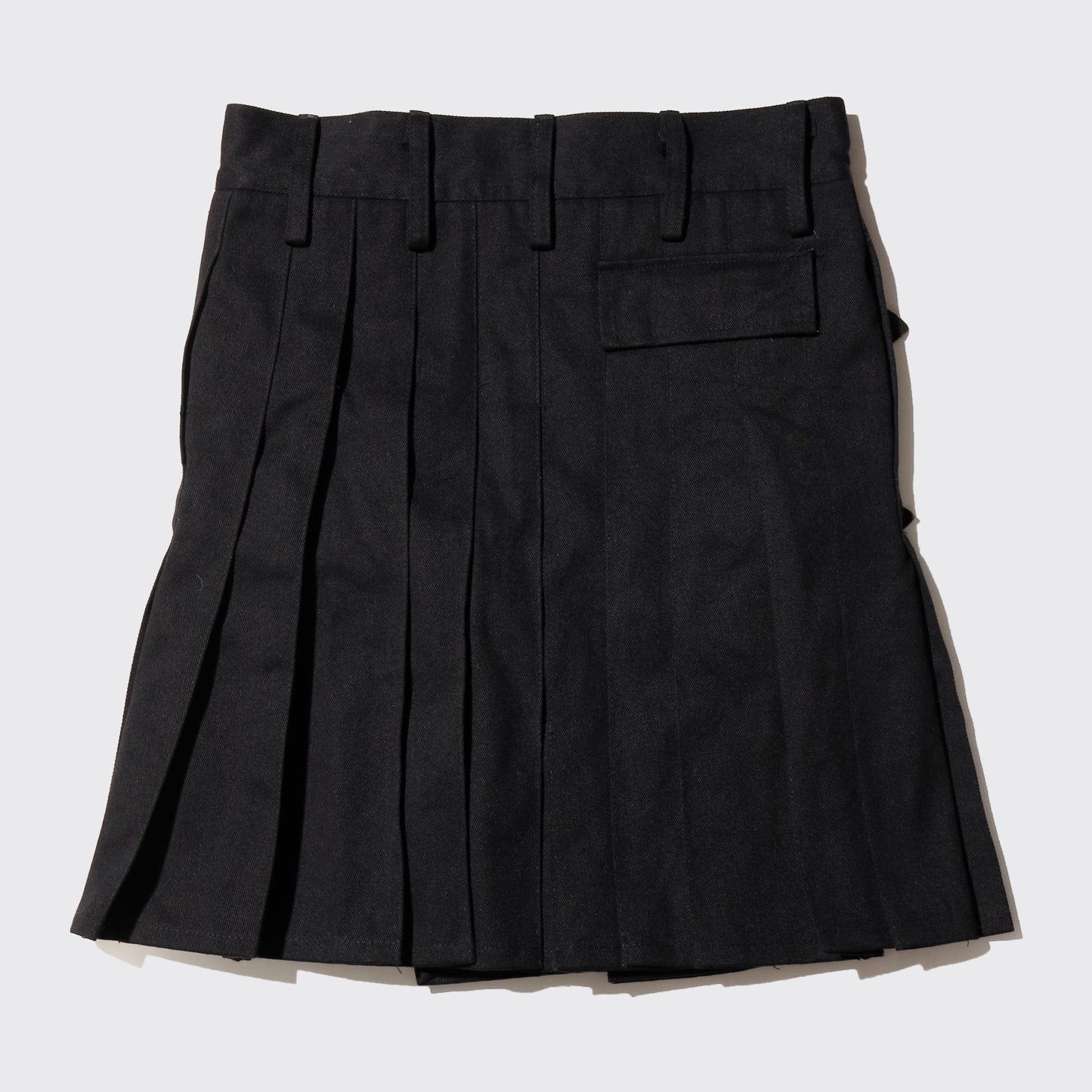 vintage belted gabardine wrap skirt