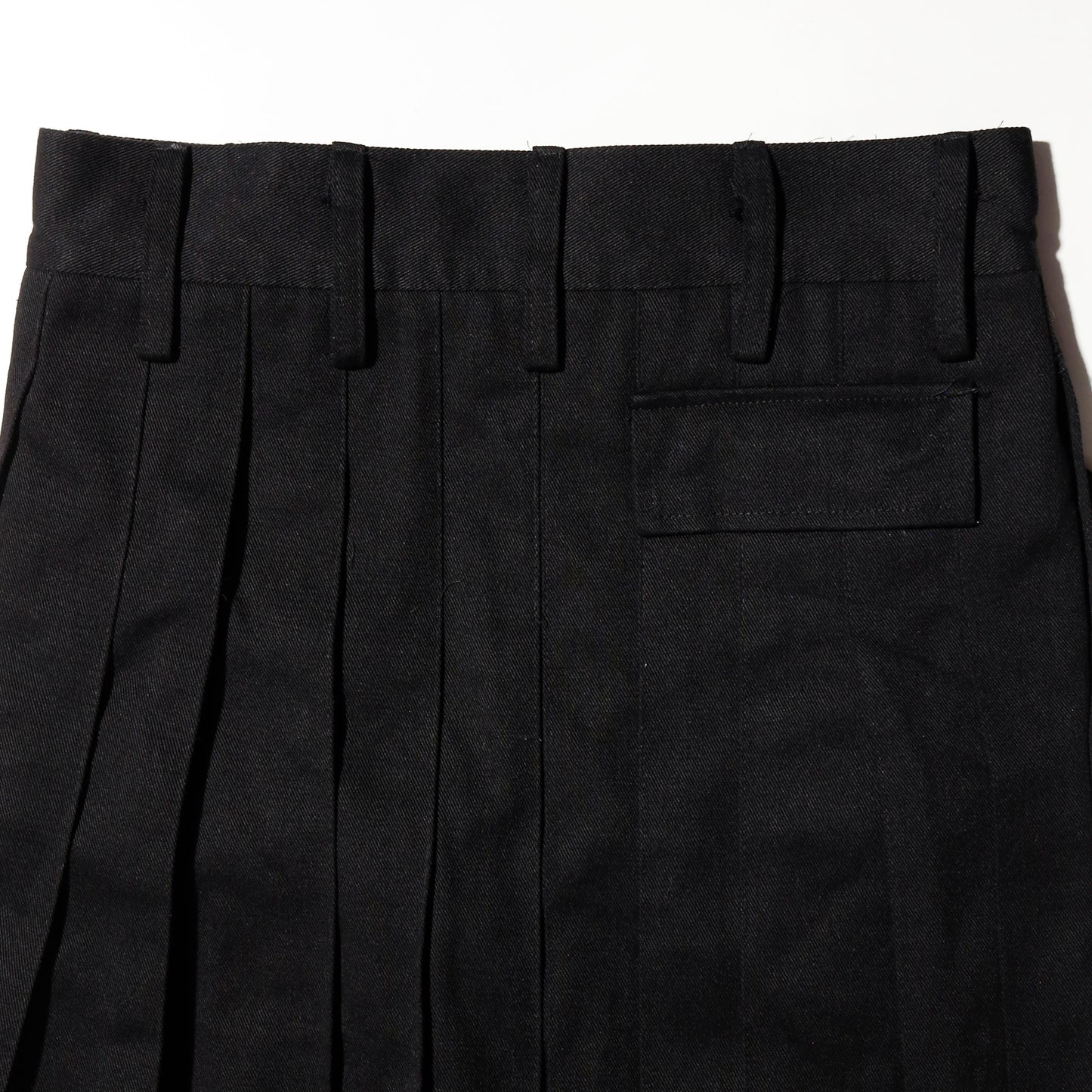 vintage belted gabardine wrap skirt
