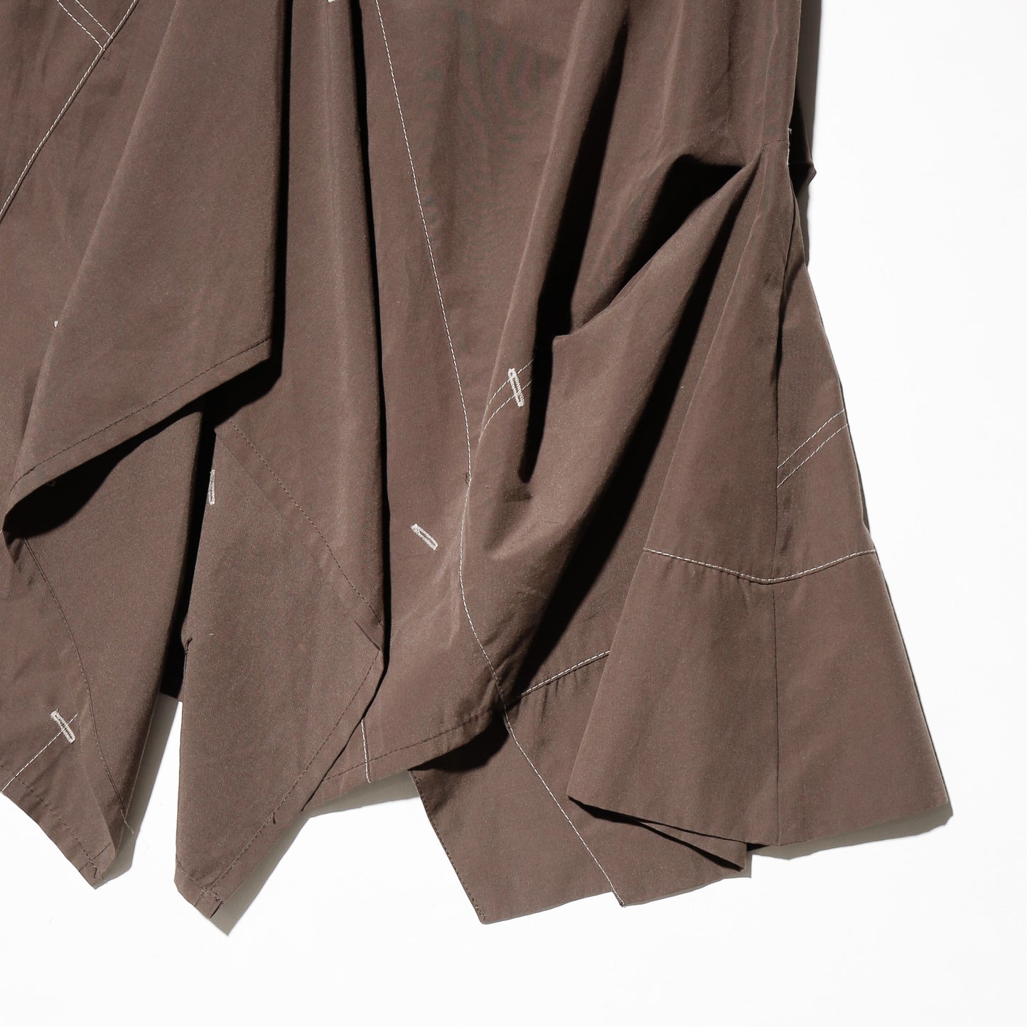 vintage stitch draping skirt