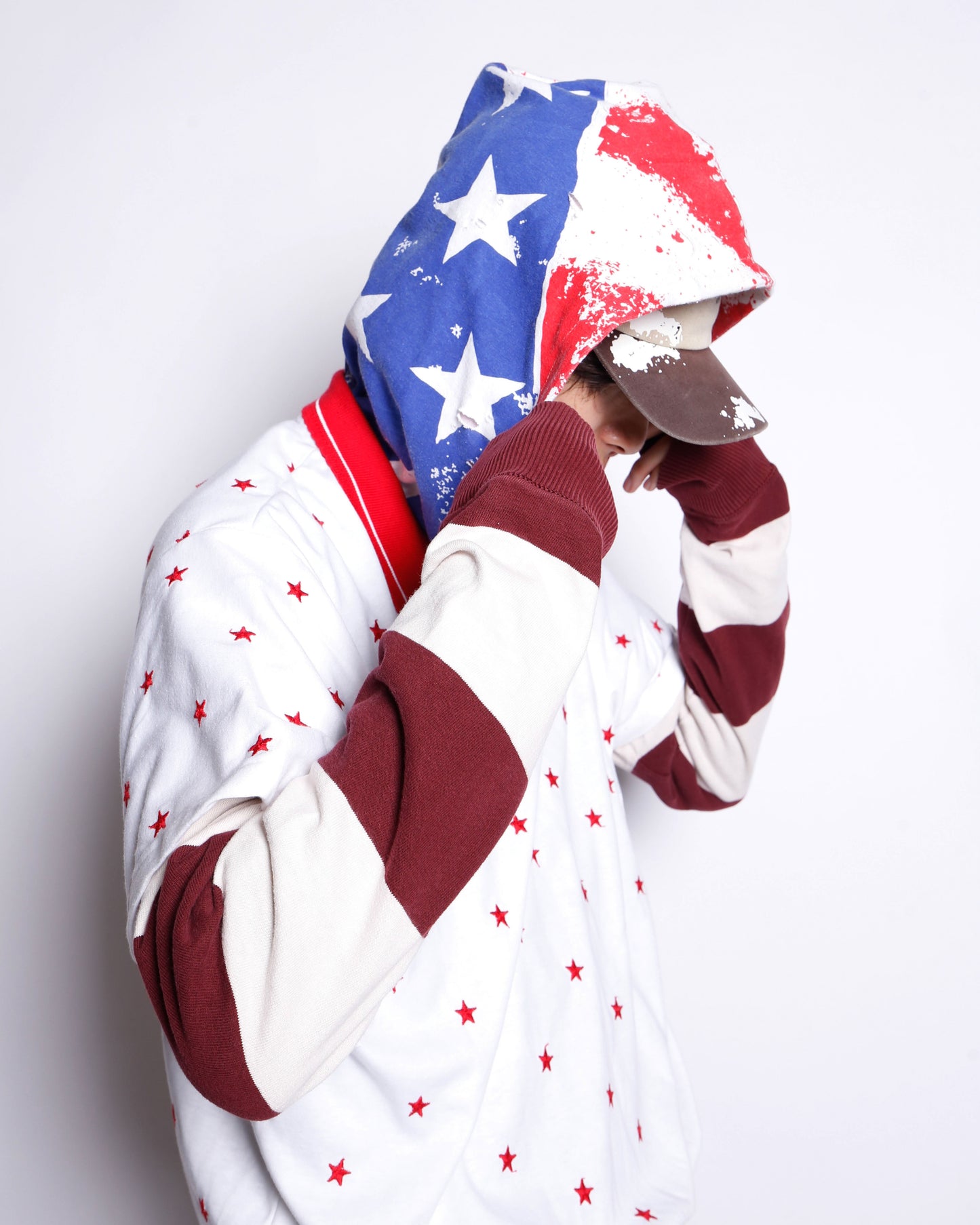 *one-off hybrid star hoodie