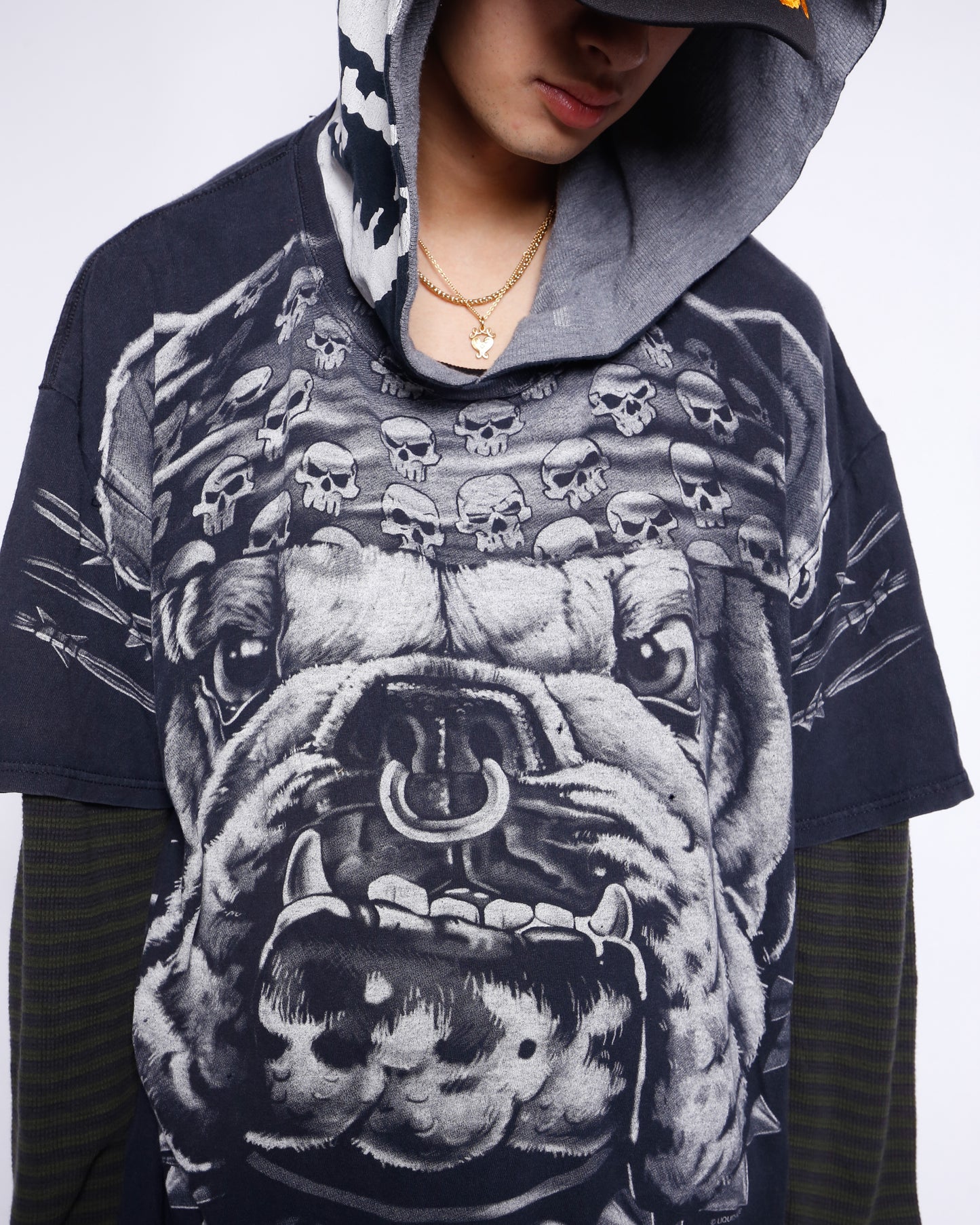 *one-off hybrid bulldog hoodie