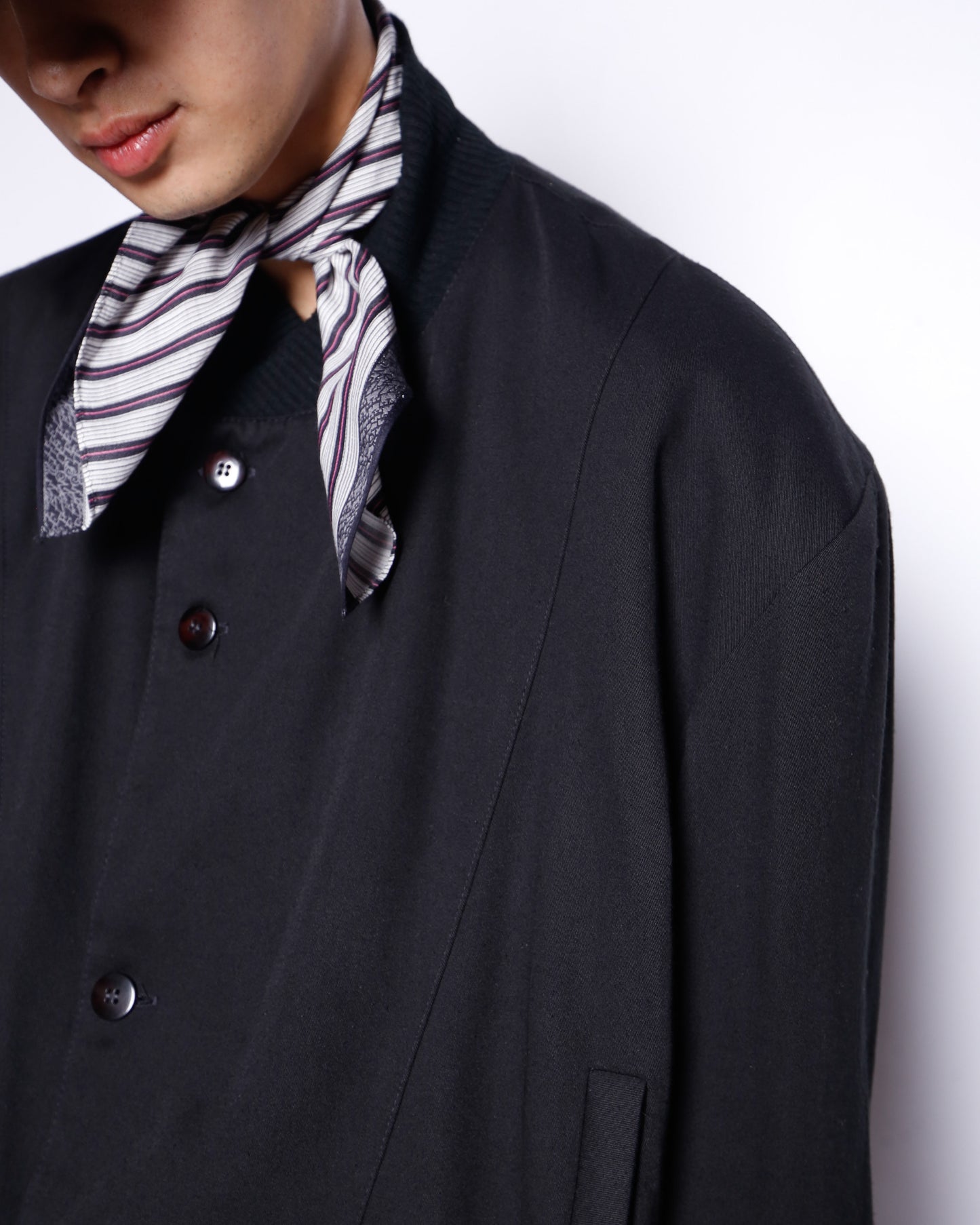 vintage ribbed boxy jacket