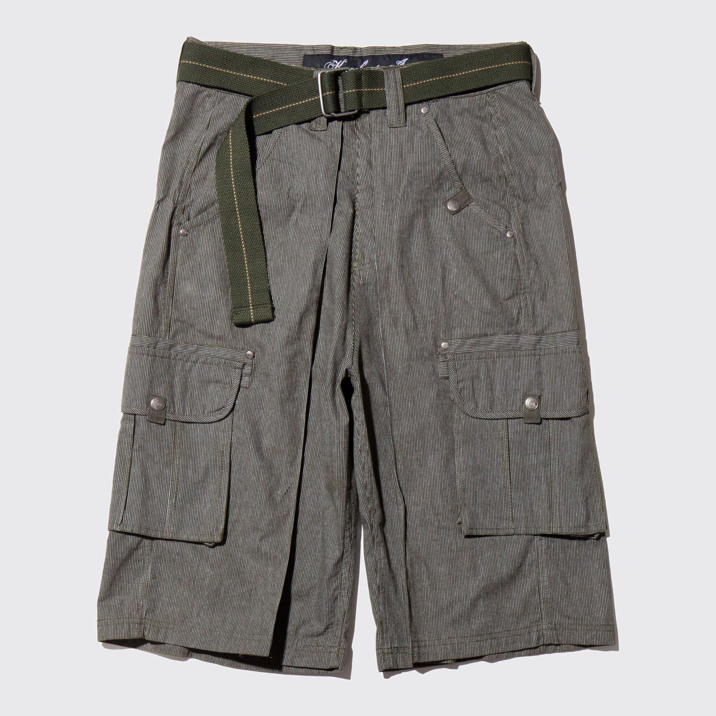 vintage chicano tuck cropped cargo shorts