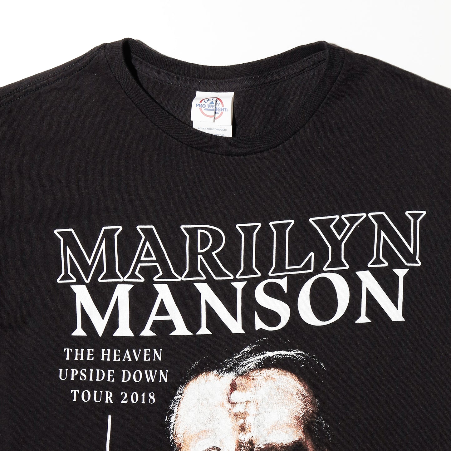 vintage 2018's Marilyn Manson "upside down tour" t-shirt