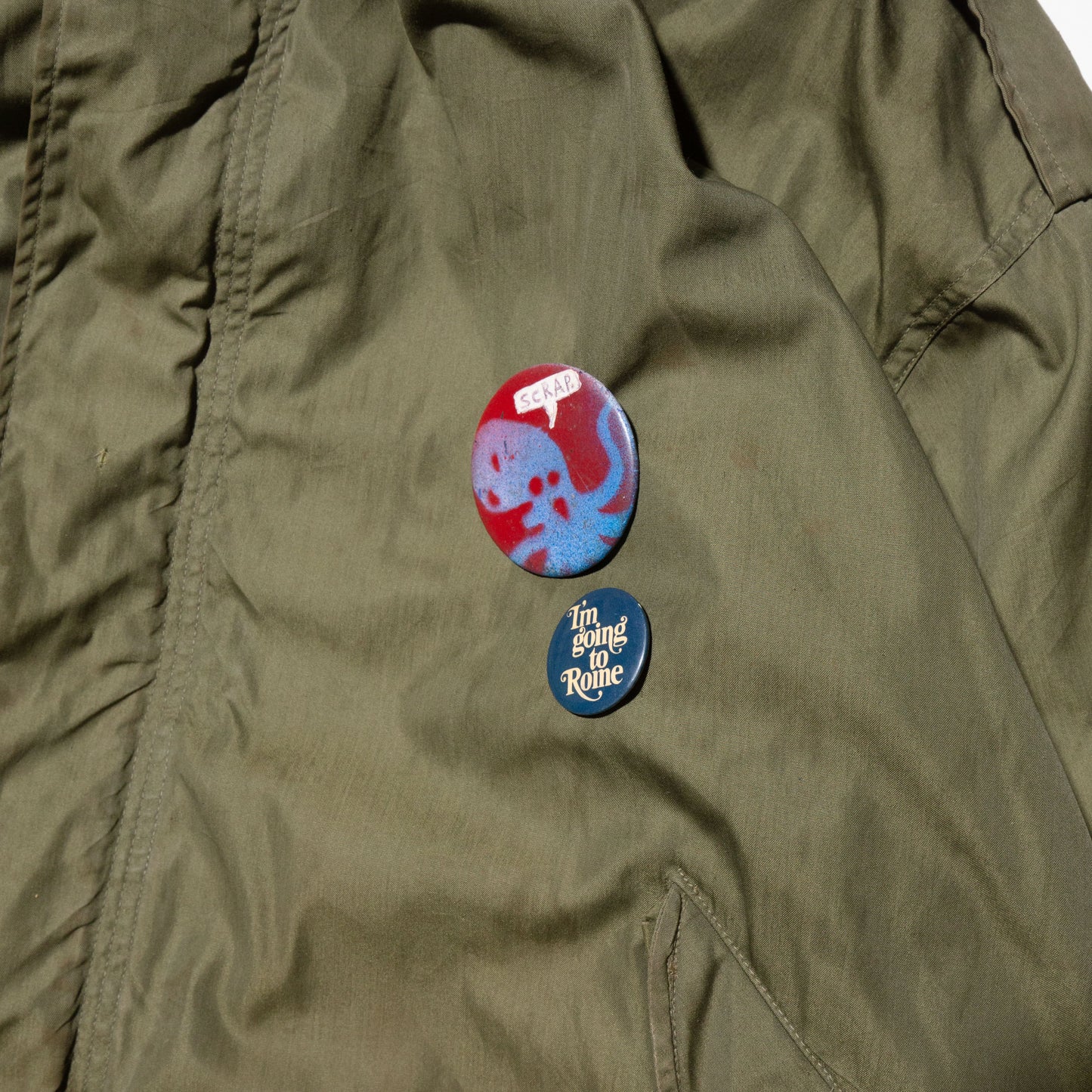 vintage m-51 mods coat , with liner,badge