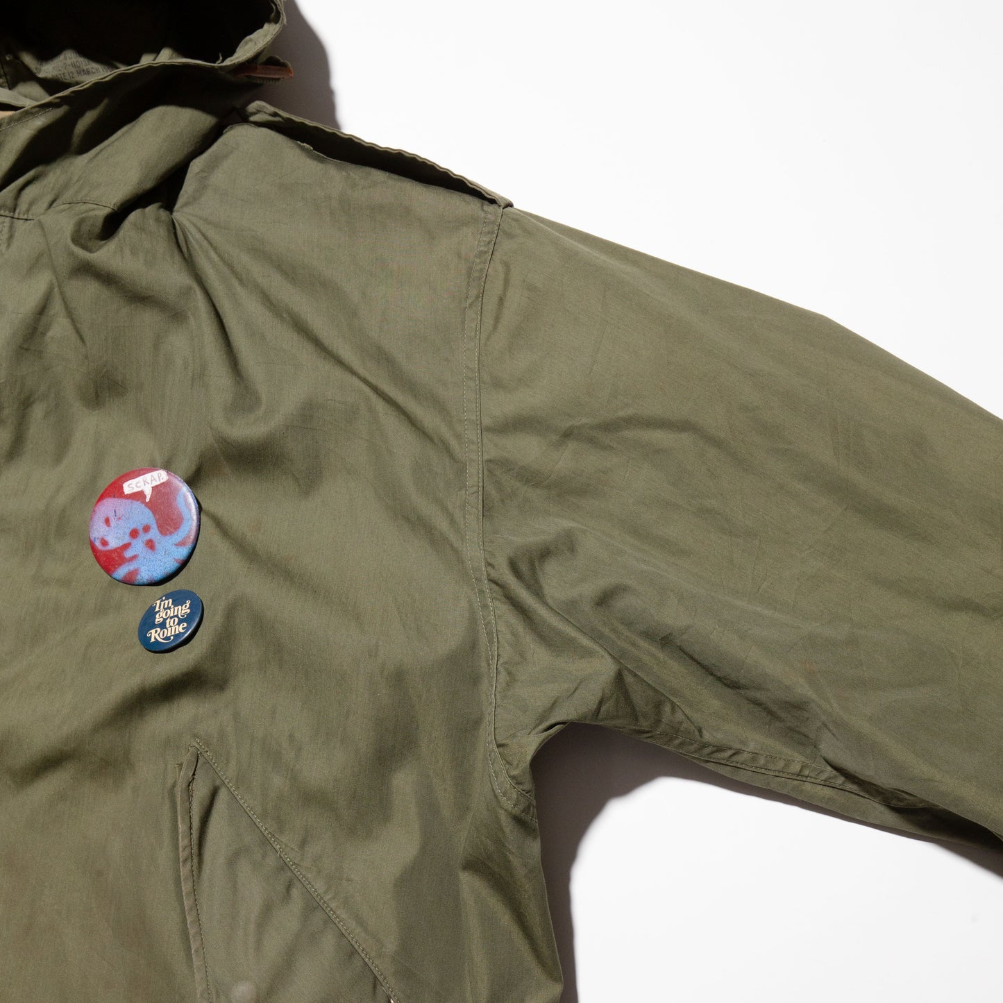 vintage m-51 mods coat , with liner,badge