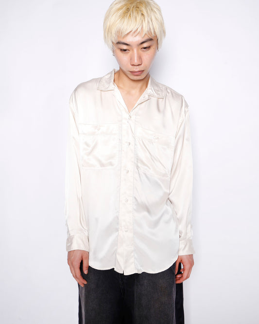 vintage stitched silk shirt