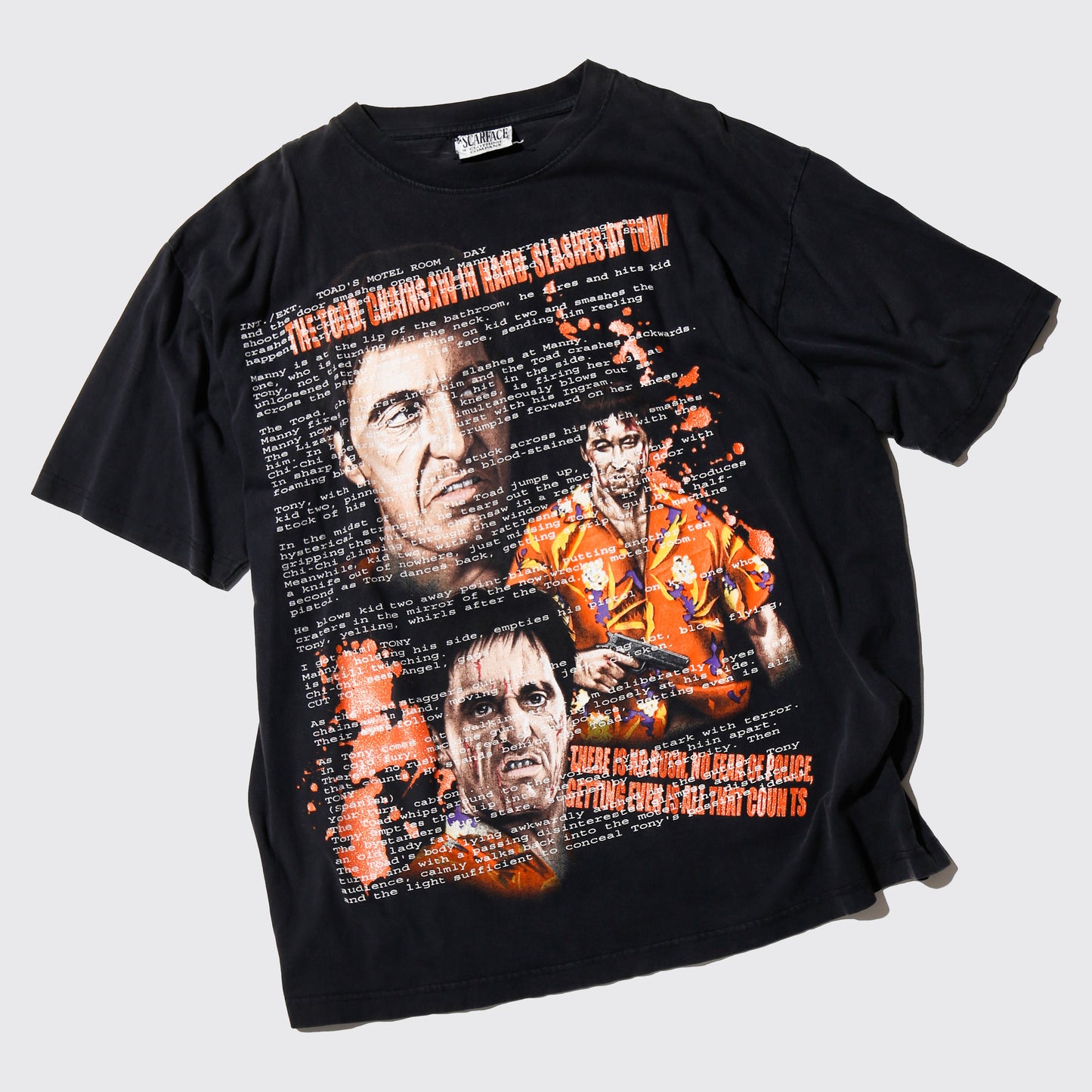 vintage 00's SCARFACE Tony Montana message loose t-shirt