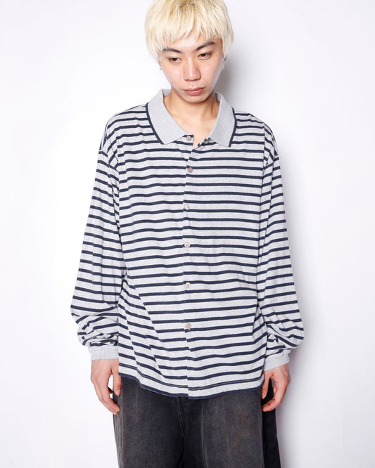 vintage border cotton shirt