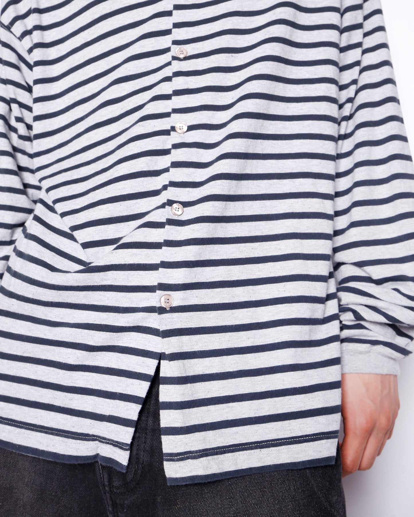 vintage border cotton shirt