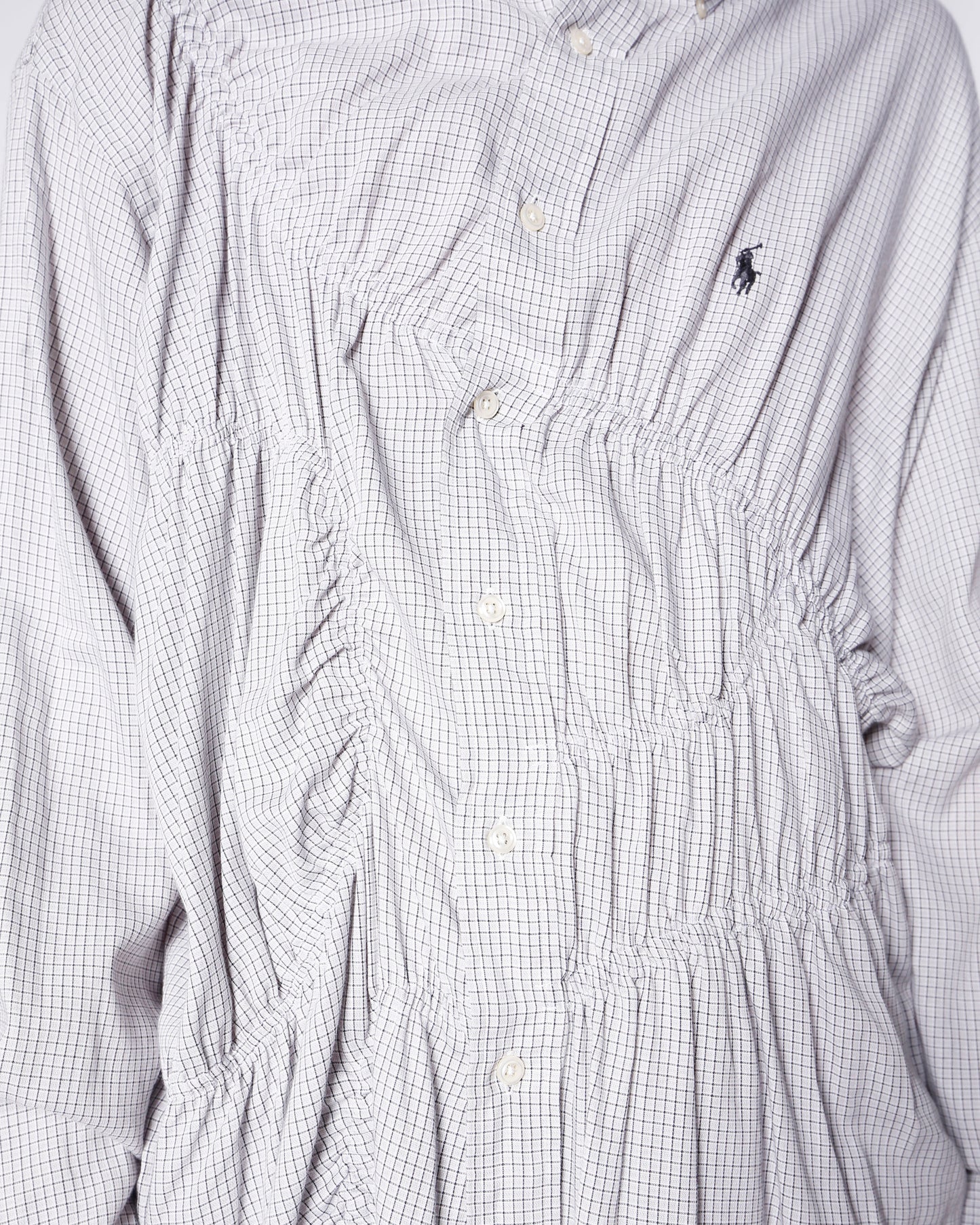 *one-off irregular gathering shirt