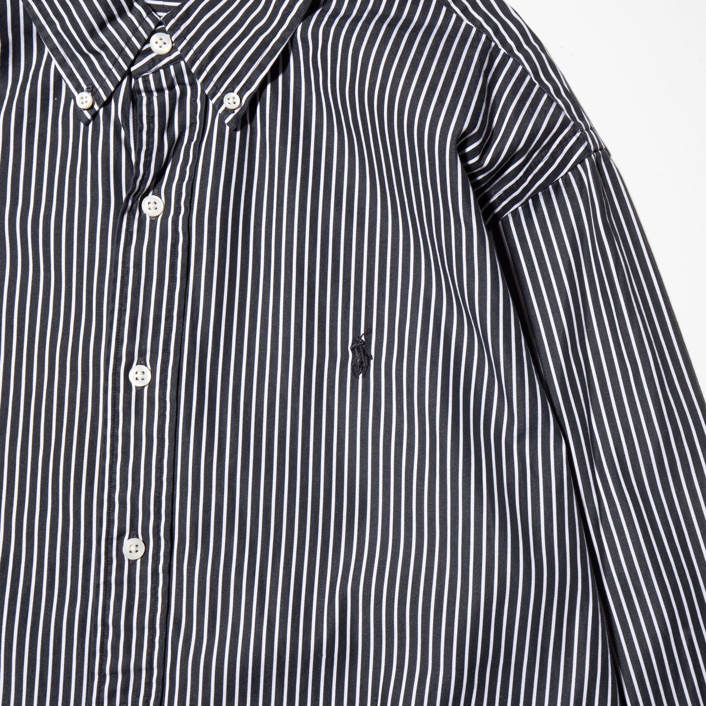vintage polo ralph lauren loose stripe shirt