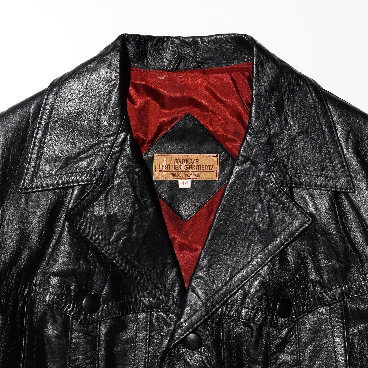 vintage euro cropped aviator leather jacket *resized