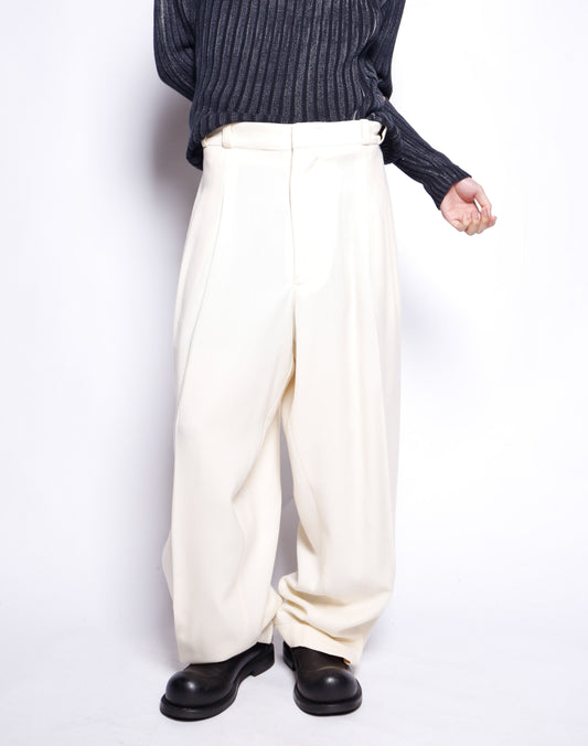 vintage tucked wide zoot slacks