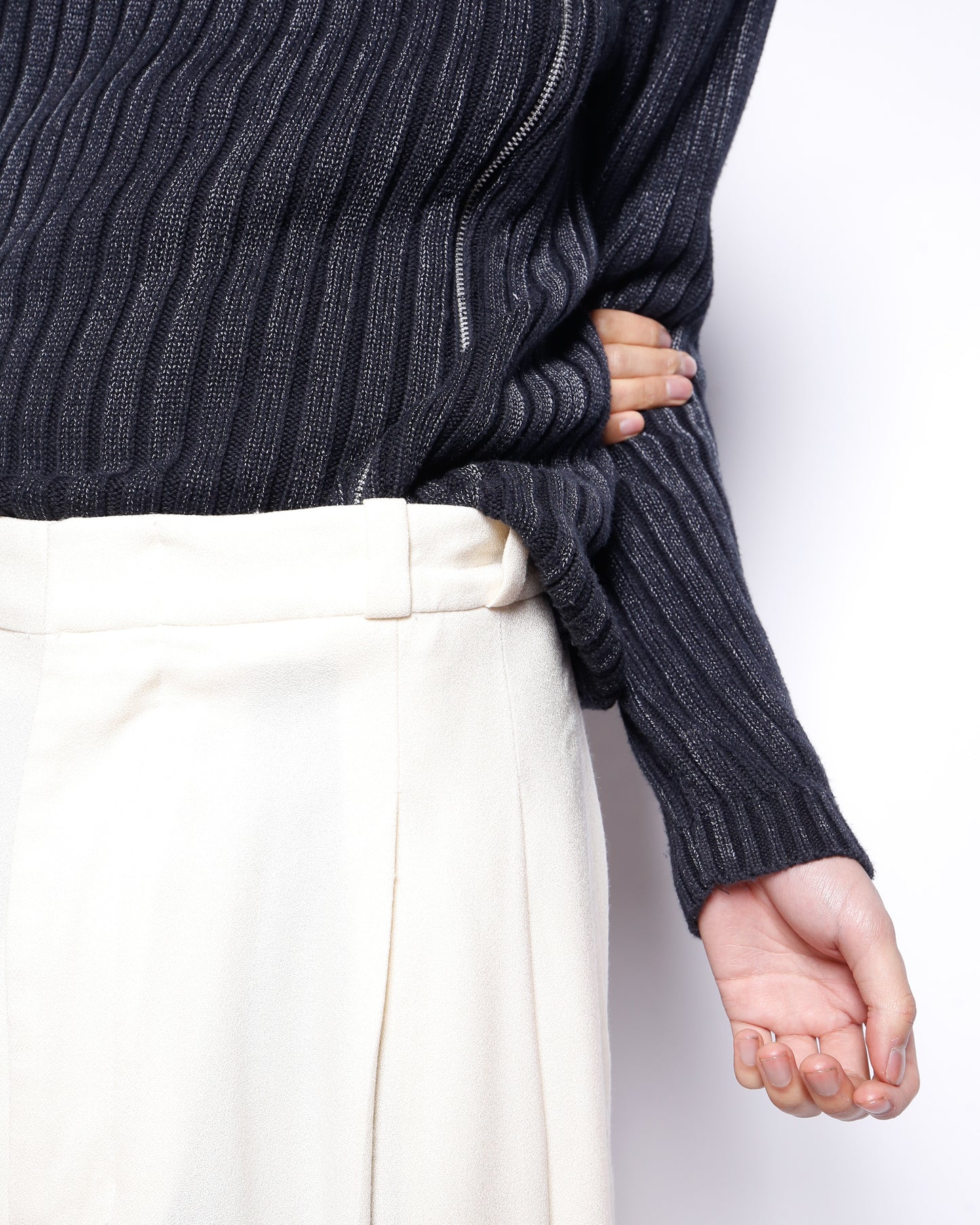 vintage tucked wide zoot slacks
