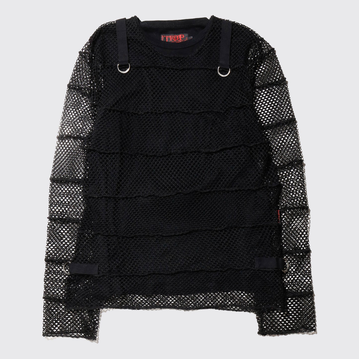 vintage tripp nyc layered mesh l/s