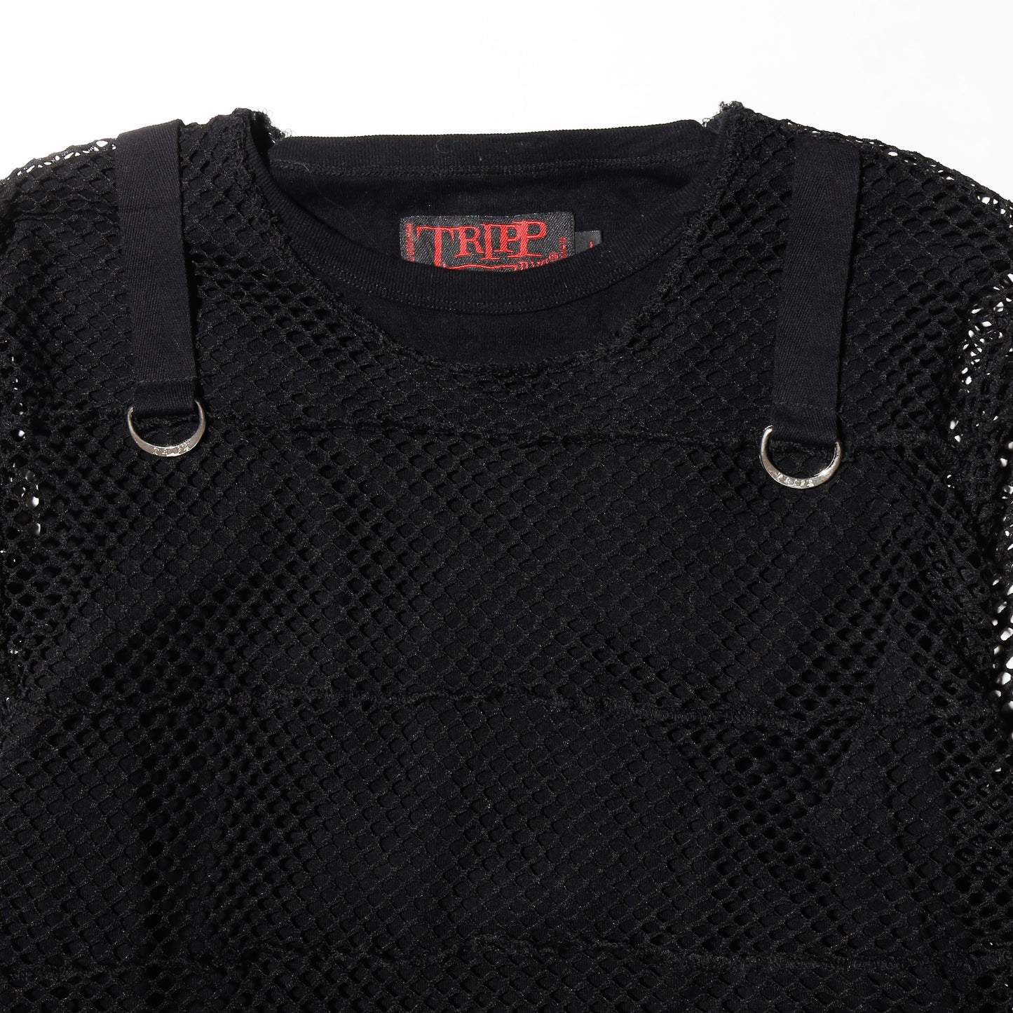 vintage tripp nyc layered mesh l/s