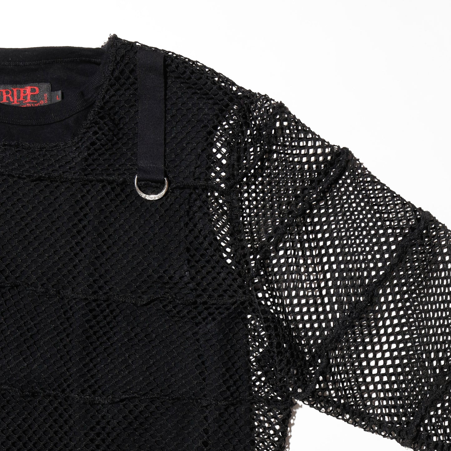 vintage tripp nyc layered mesh l/s