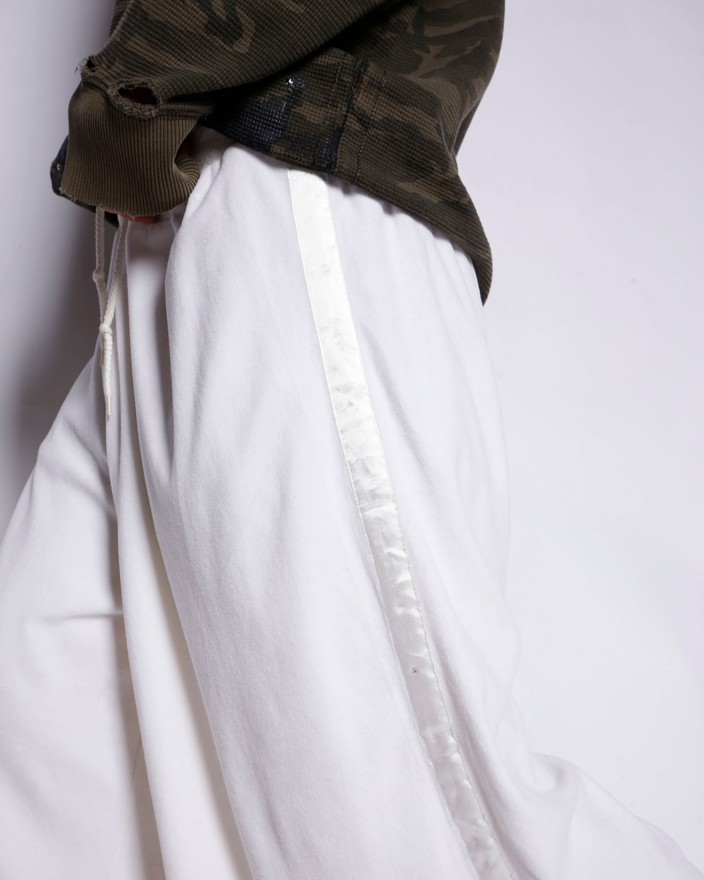 vintage side line pile bermuda shorts