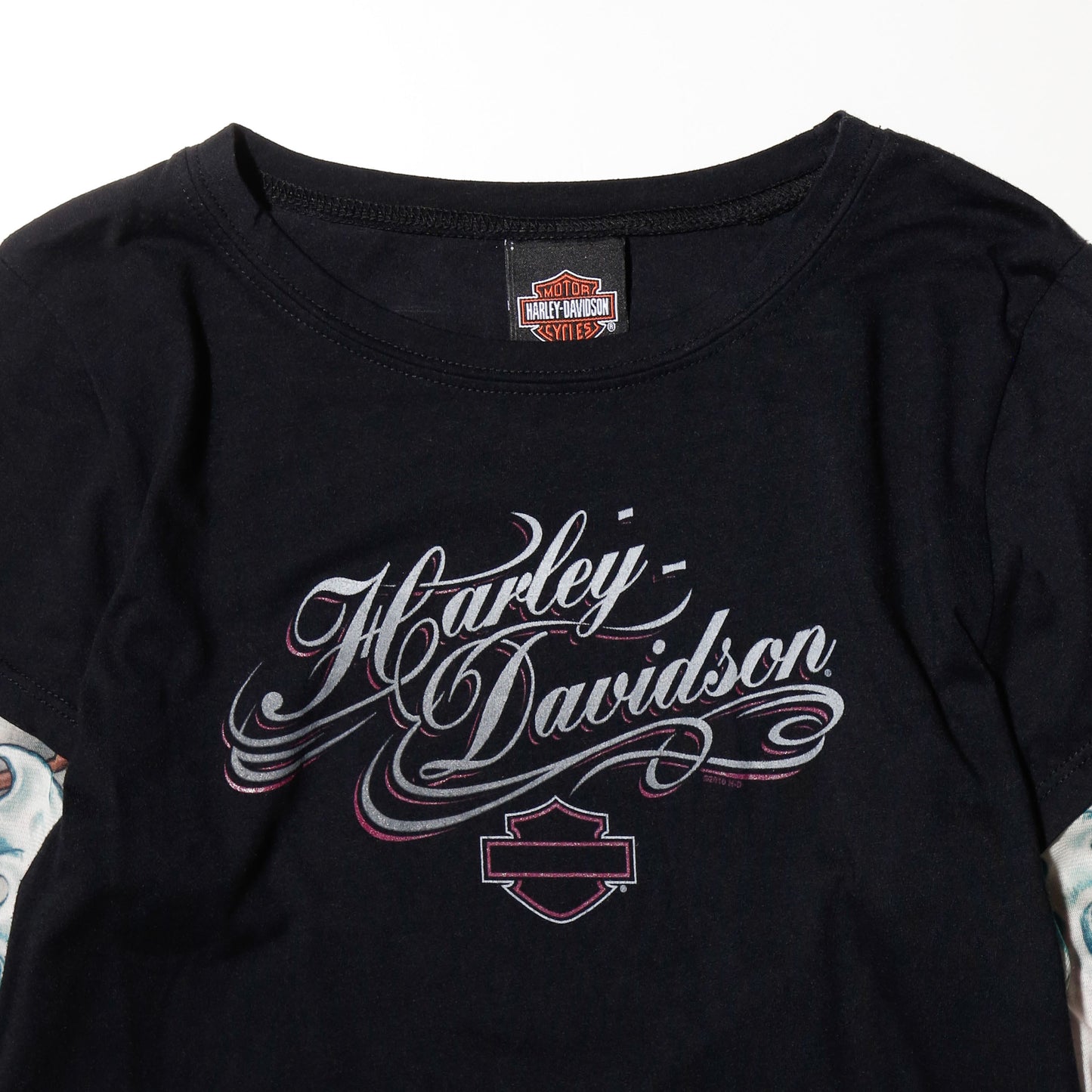 vintage 00's harley-davidson tatoo  sleeve l/s