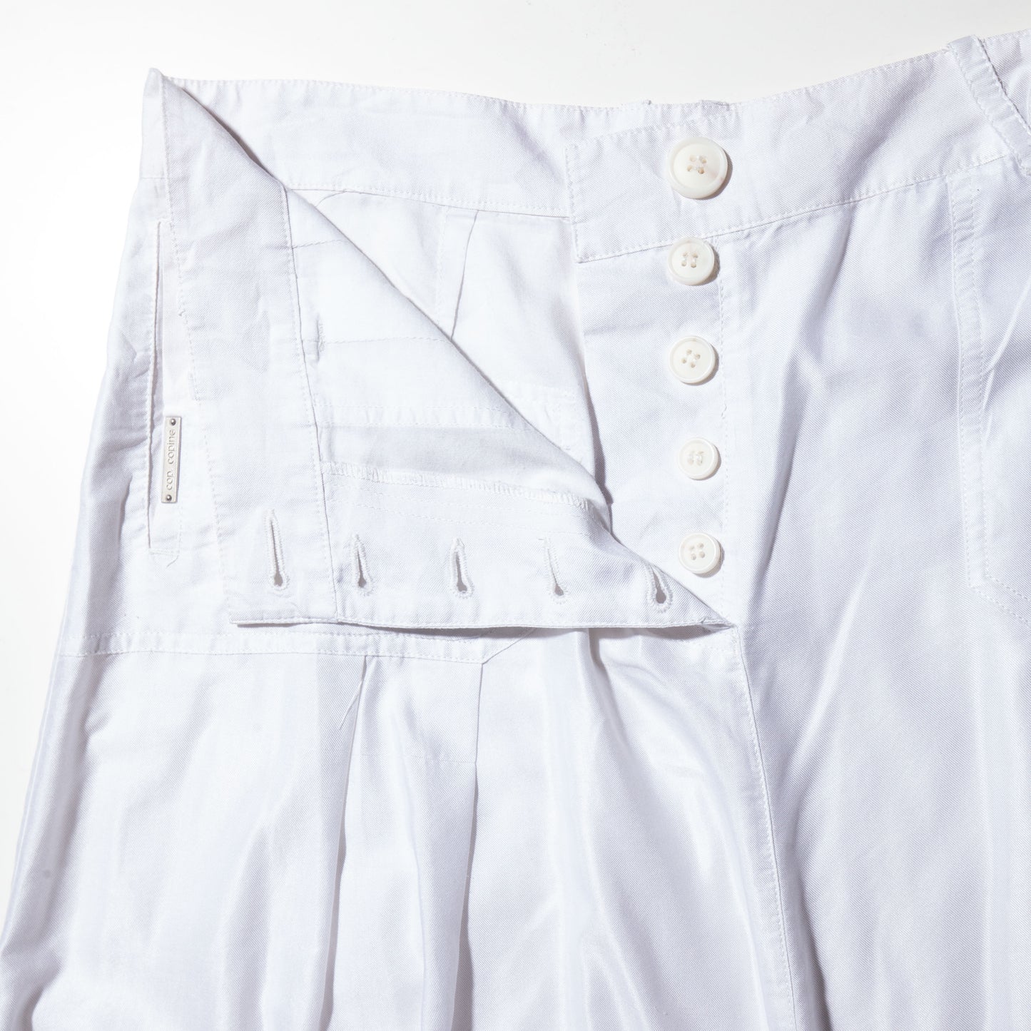 vintage balloon cropped wide shorts