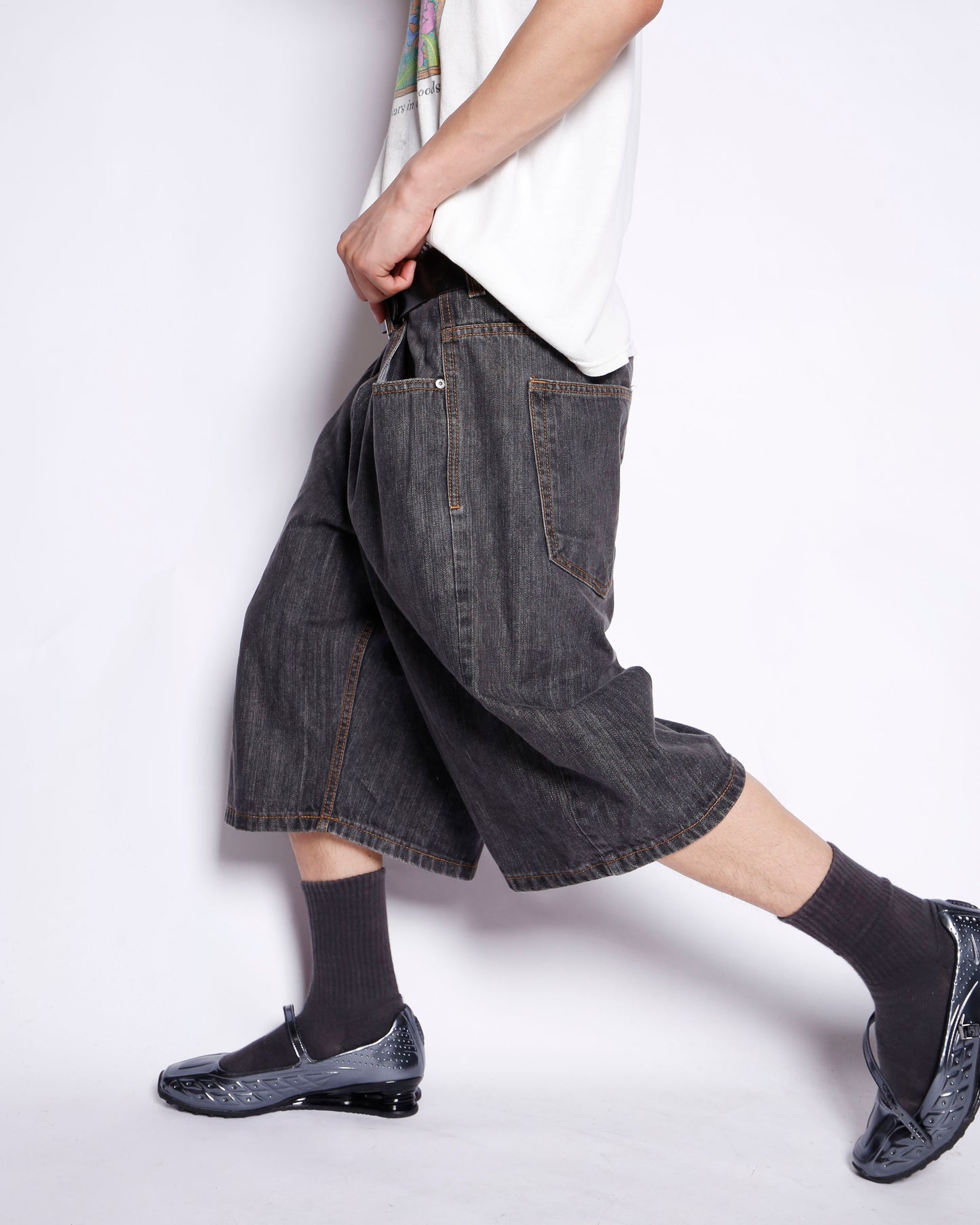 vintage roca wear denim bermuda shorts, *resized