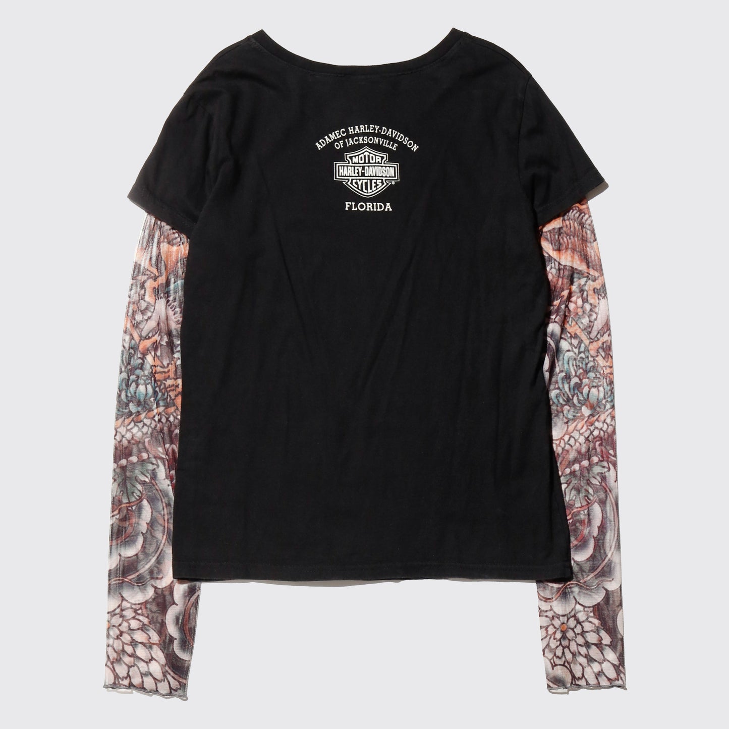 vintage 00's harley-davidson tatoo  sleeve l/s