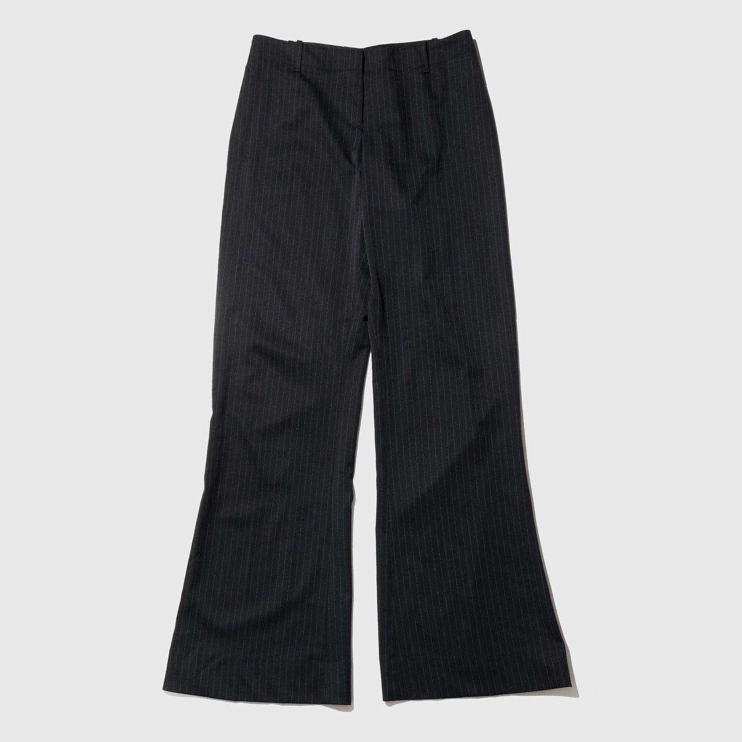 vintage hugo boss low rise stripe flare slacks