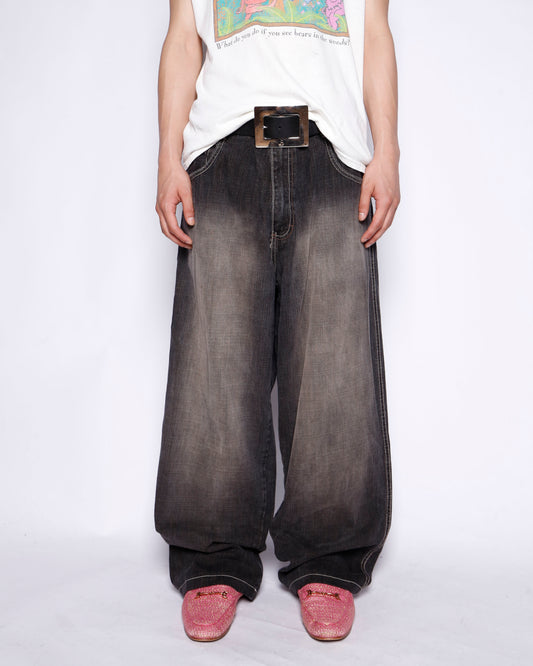vintage south pole faded baggy jeans