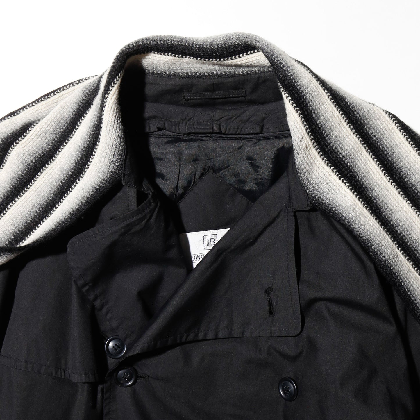 *one-off with muffler trench coat