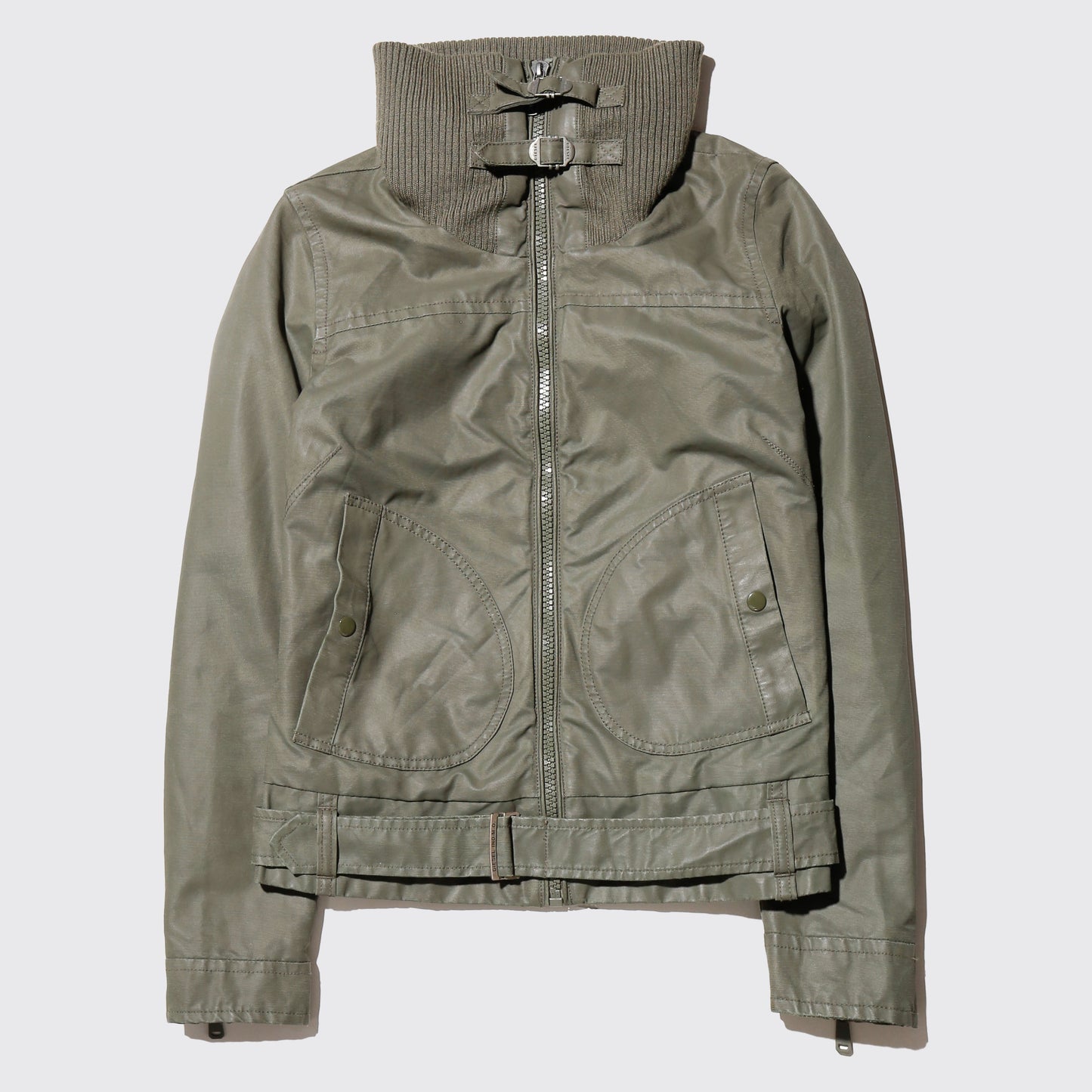 vintage diesel coating aviator jacket