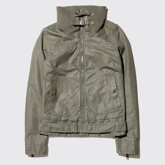 vintage diesel coating aviator jacket