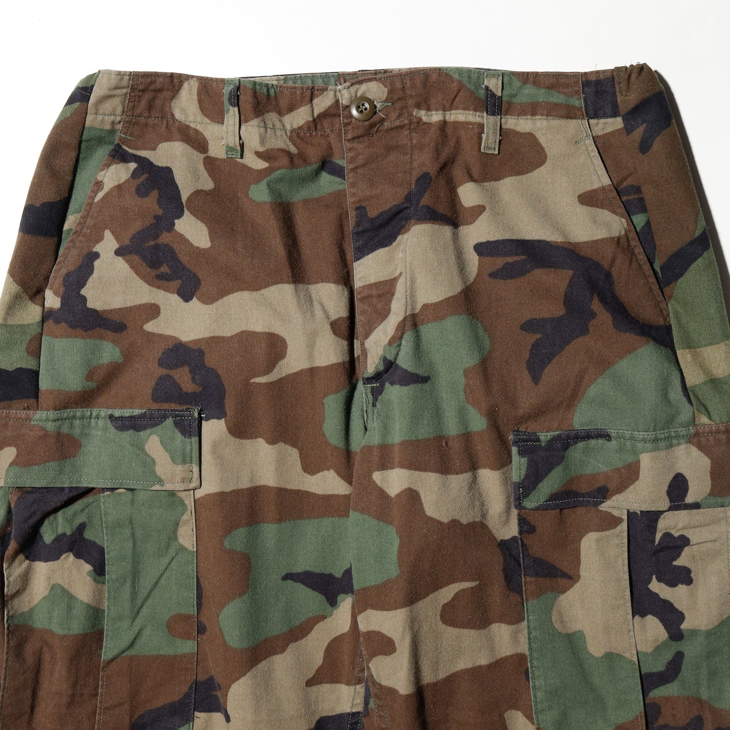 *one-off upside down wide cargo trousers