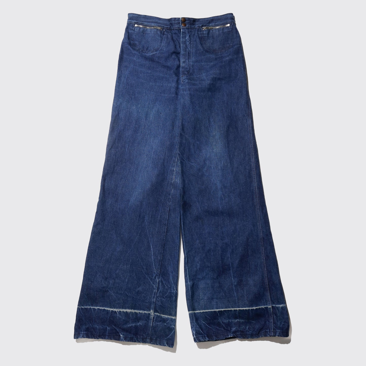 vintage 70's wide leg sailor jeans