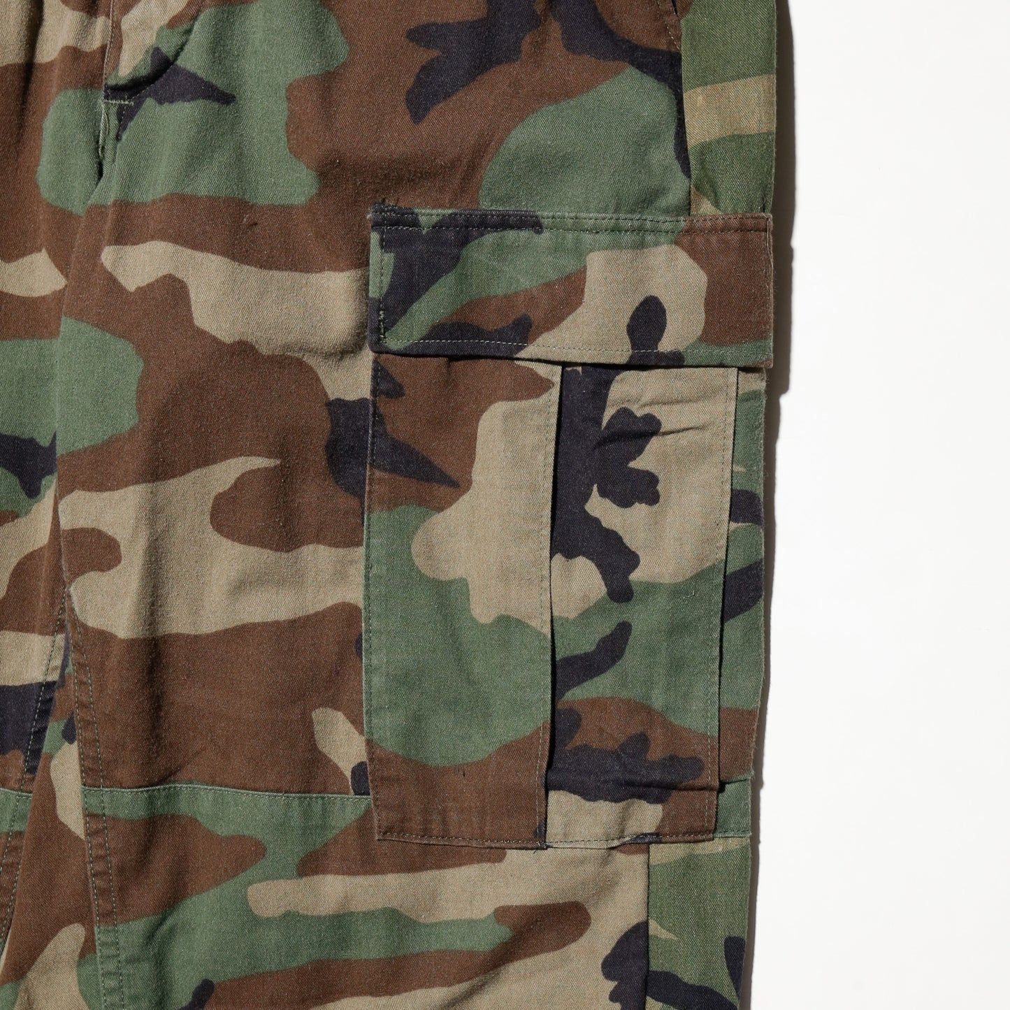 *one-off upside down wide cargo trousers