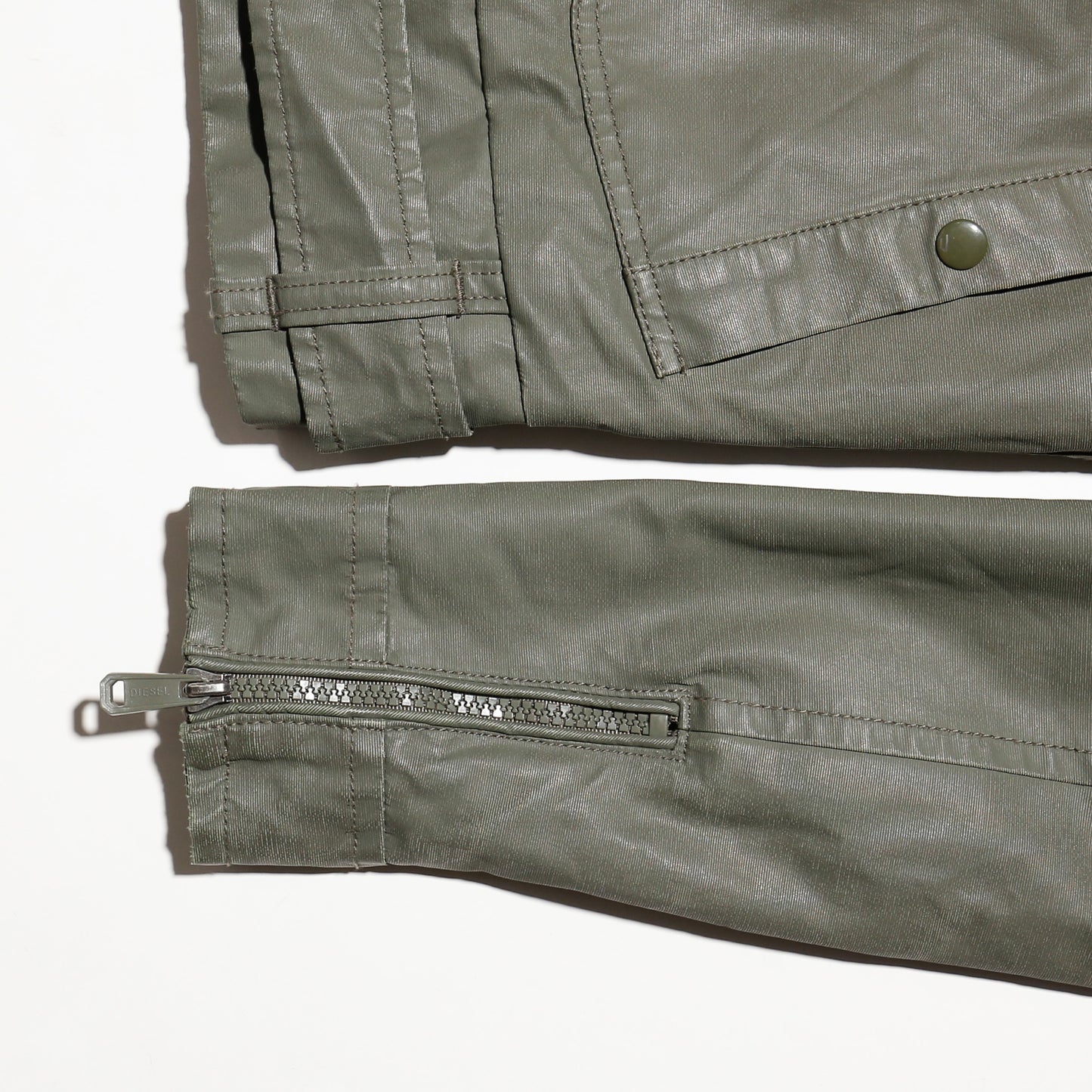 vintage diesel coating aviator jacket