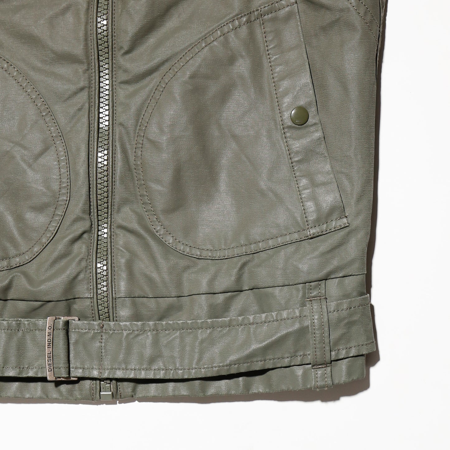 vintage diesel coating aviator jacket