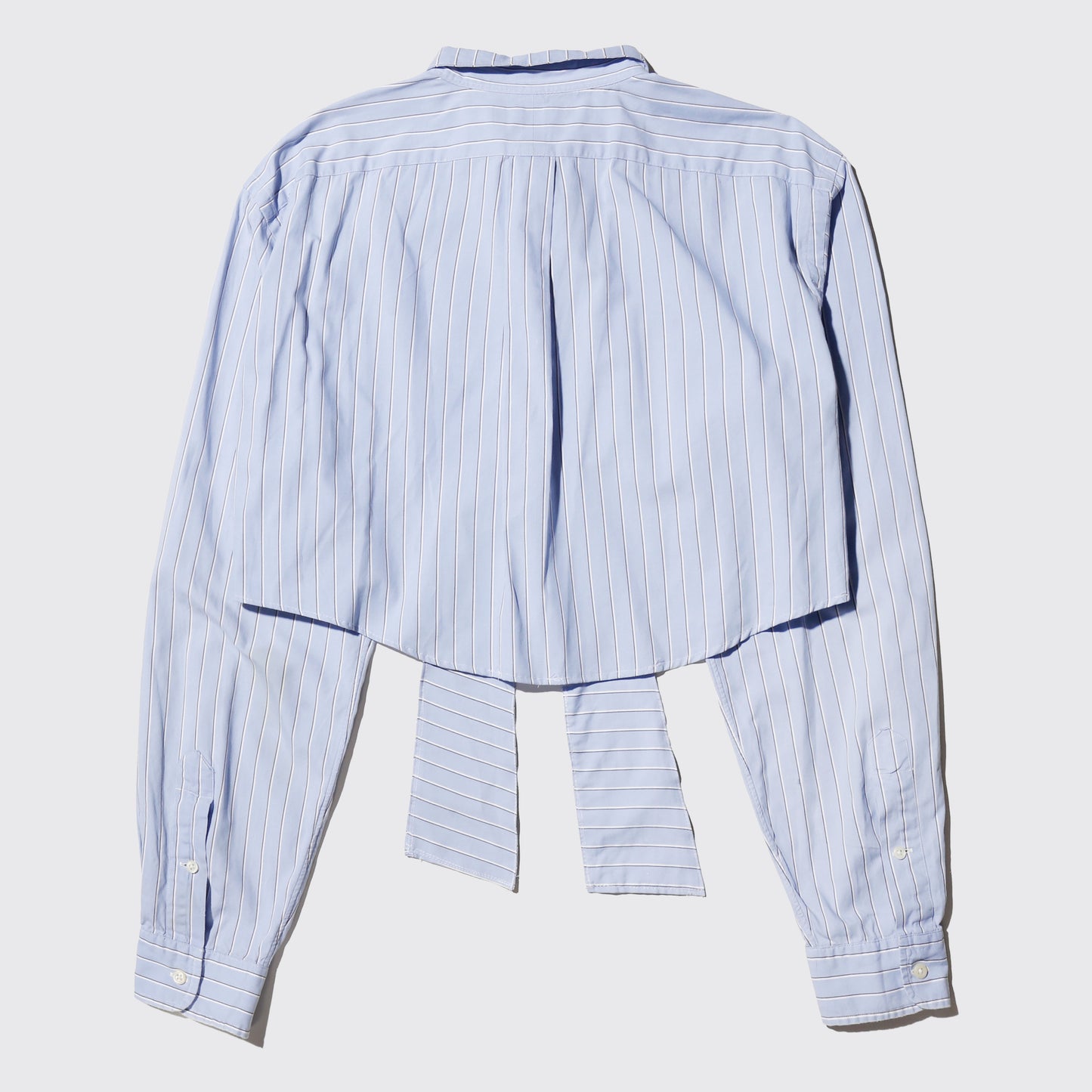 remake cropped bowtie shirt
