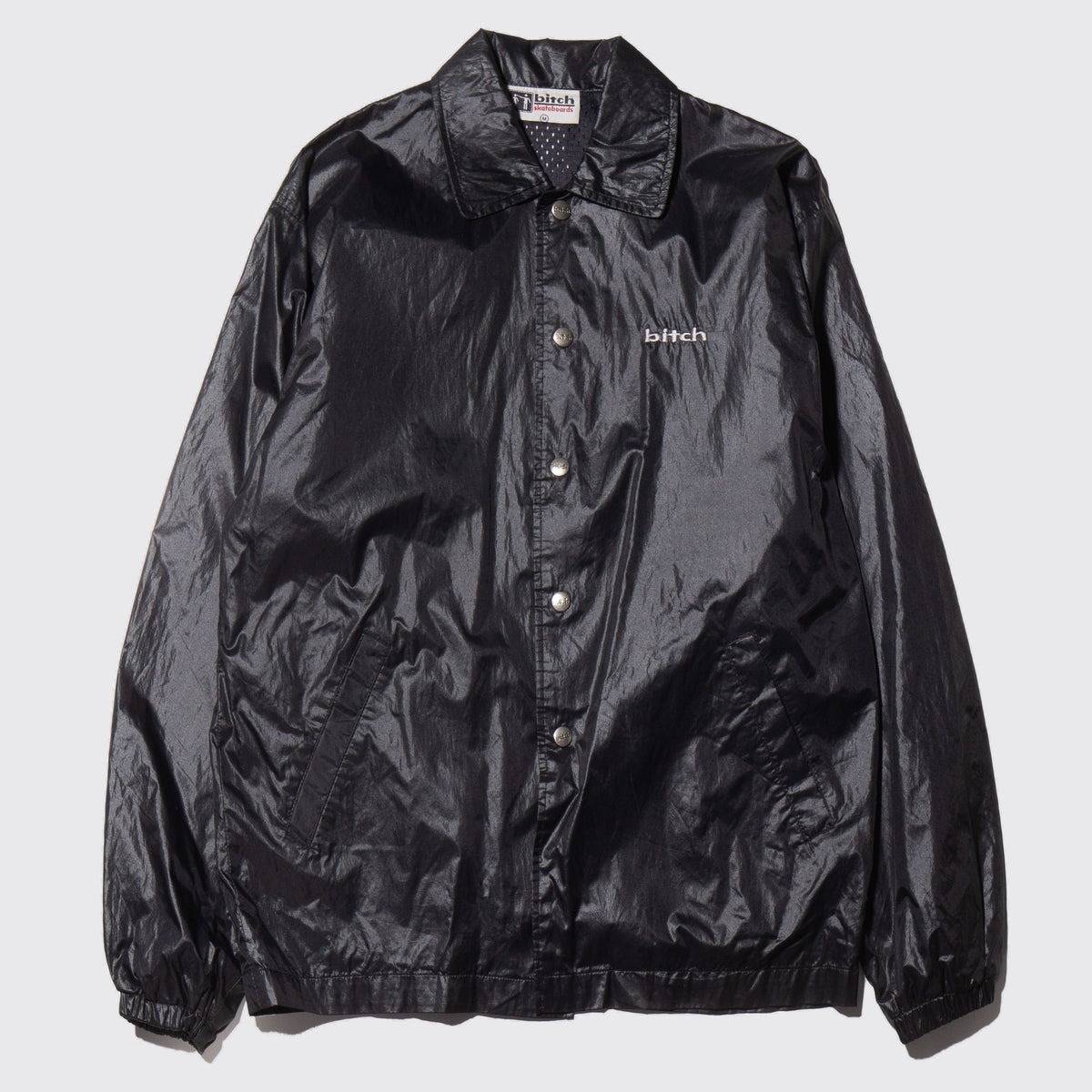 vintage 90's bitch skateboards nylon jacket