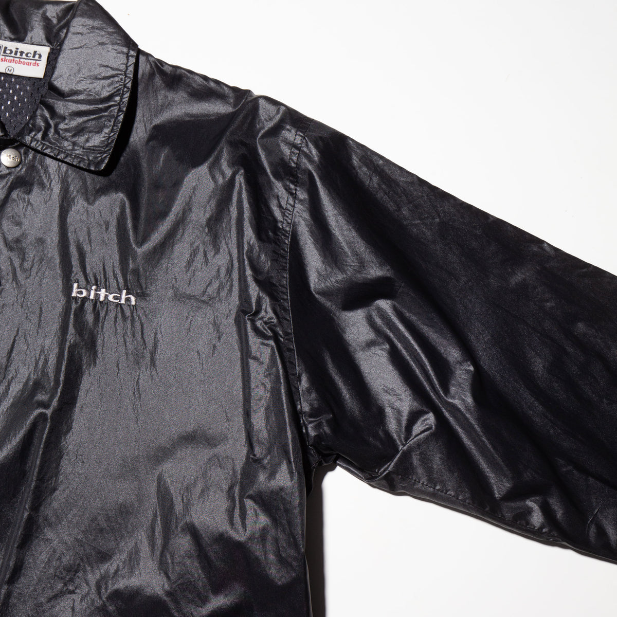 vintage 90's bitch skateboards nylon jacket