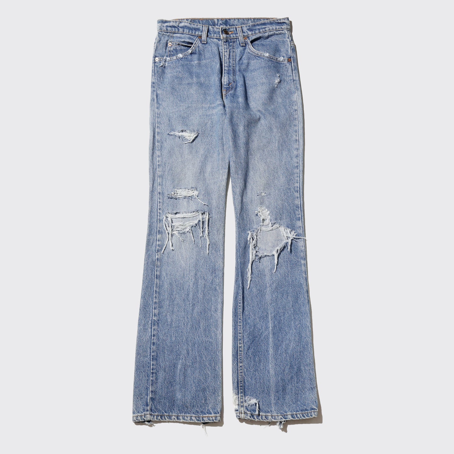*one-off 90's levi's 517 crush flare jeans